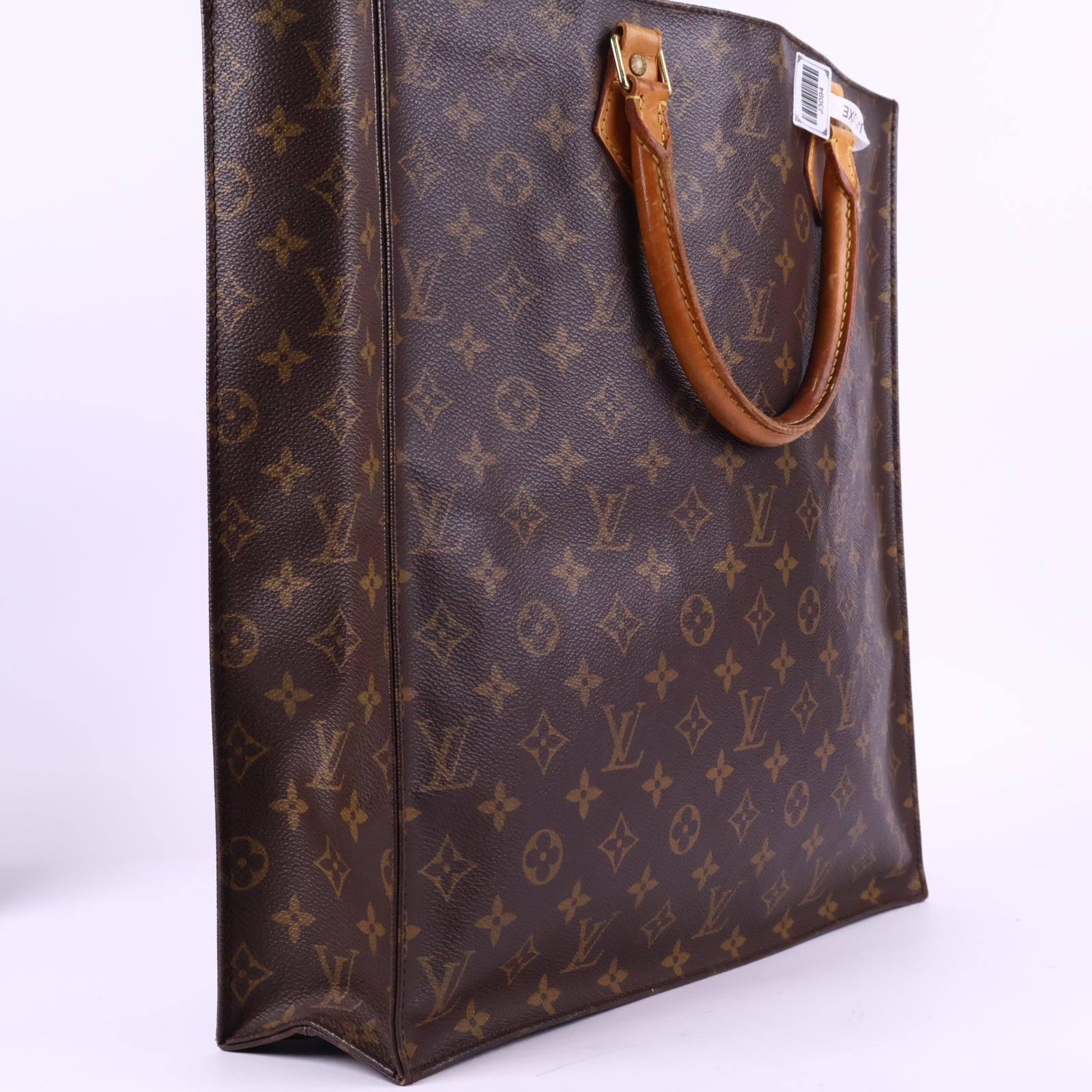 Louis Vuitton Monogram Sac Plat Bag Tote Bag J3094 | Pre-Owned Like New Brown Monogram Canvas