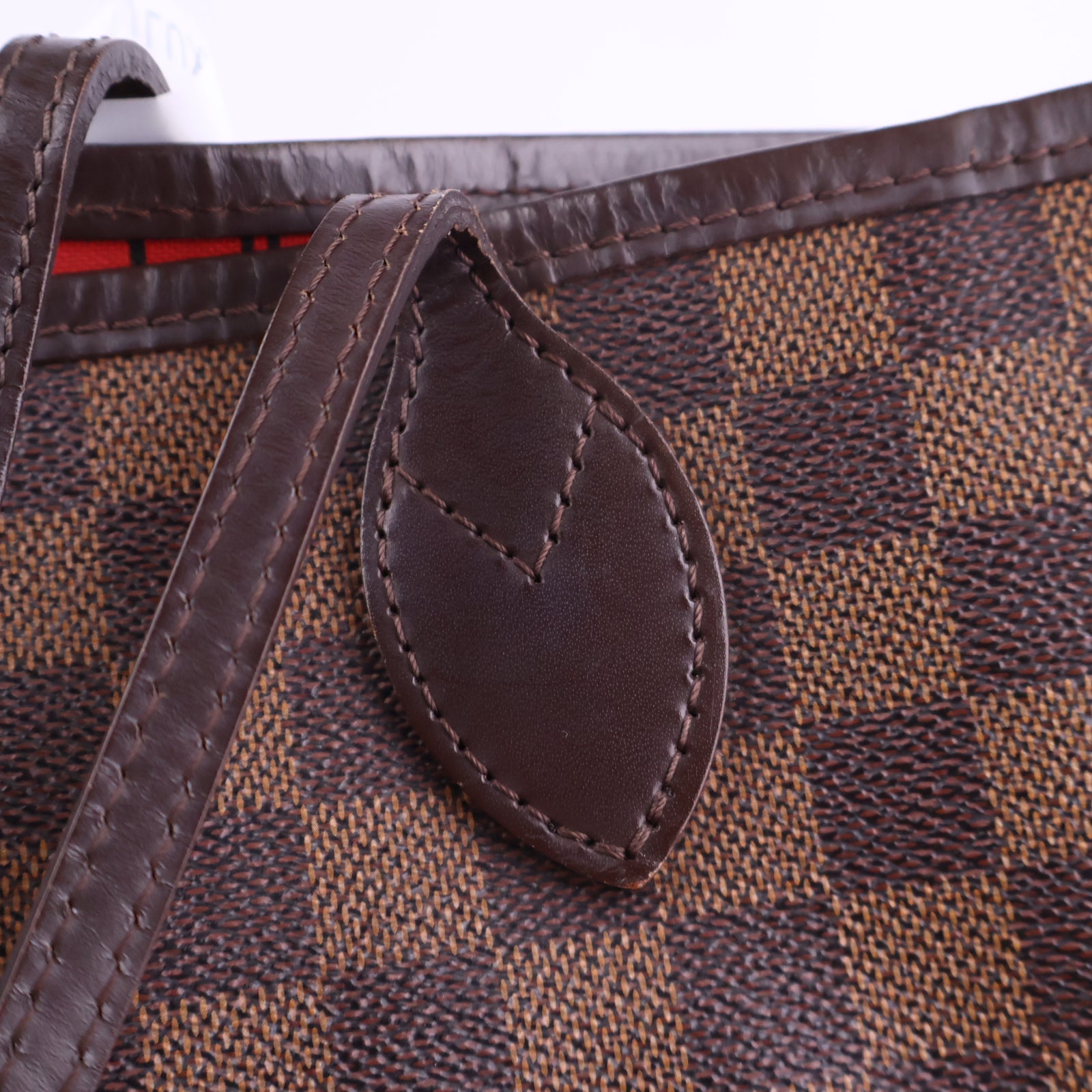 Louis Vuitton Damier Neverfull Tote Bag Tote Bag J3138 | Pre-Owned Like New Brown Damier Canvas