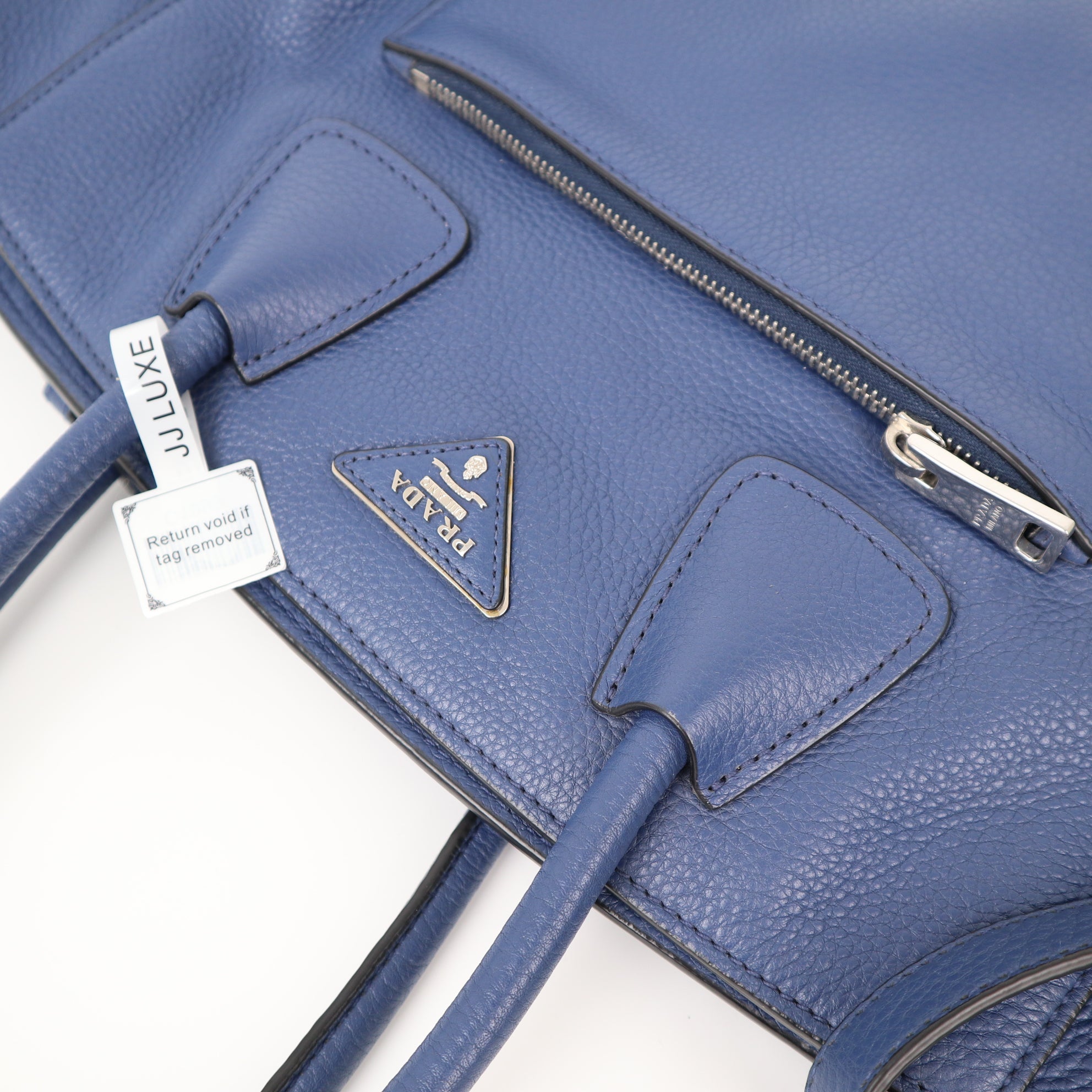 C1999 Prada Front Pocket Wing Convertible Vitello Daino-Pre Owned