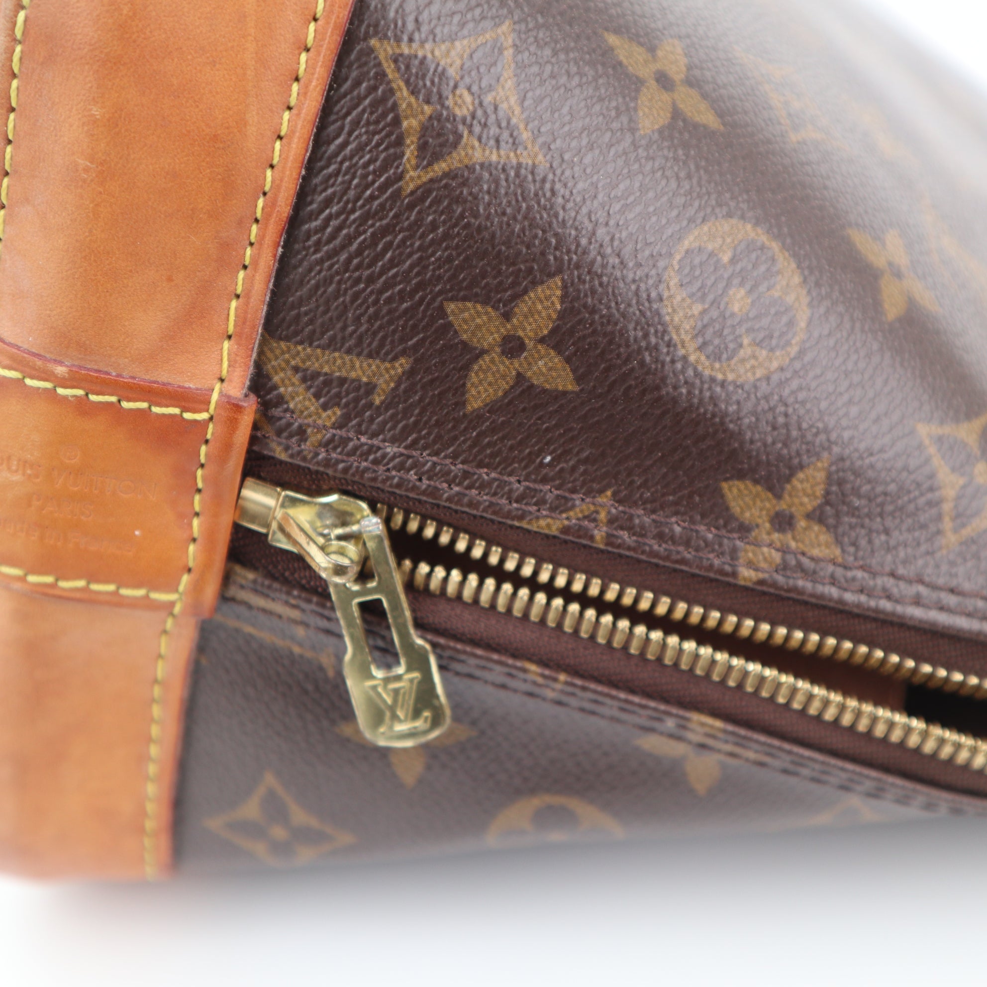 C2400 Louis Vuitton Top Handle Bag Monogram Canvas Alma GM | Pre-Owned Very Good Brown Coated canvas/Monogram