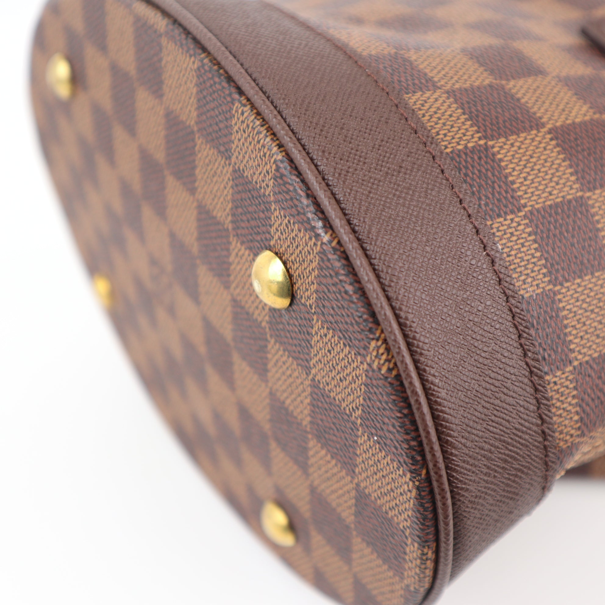 C2402R Louis Vuitton Bucket Bag Damier Ebene Marais Bucket | Pre-Owned Excellent Brown Coated canvas/Damier Ebene