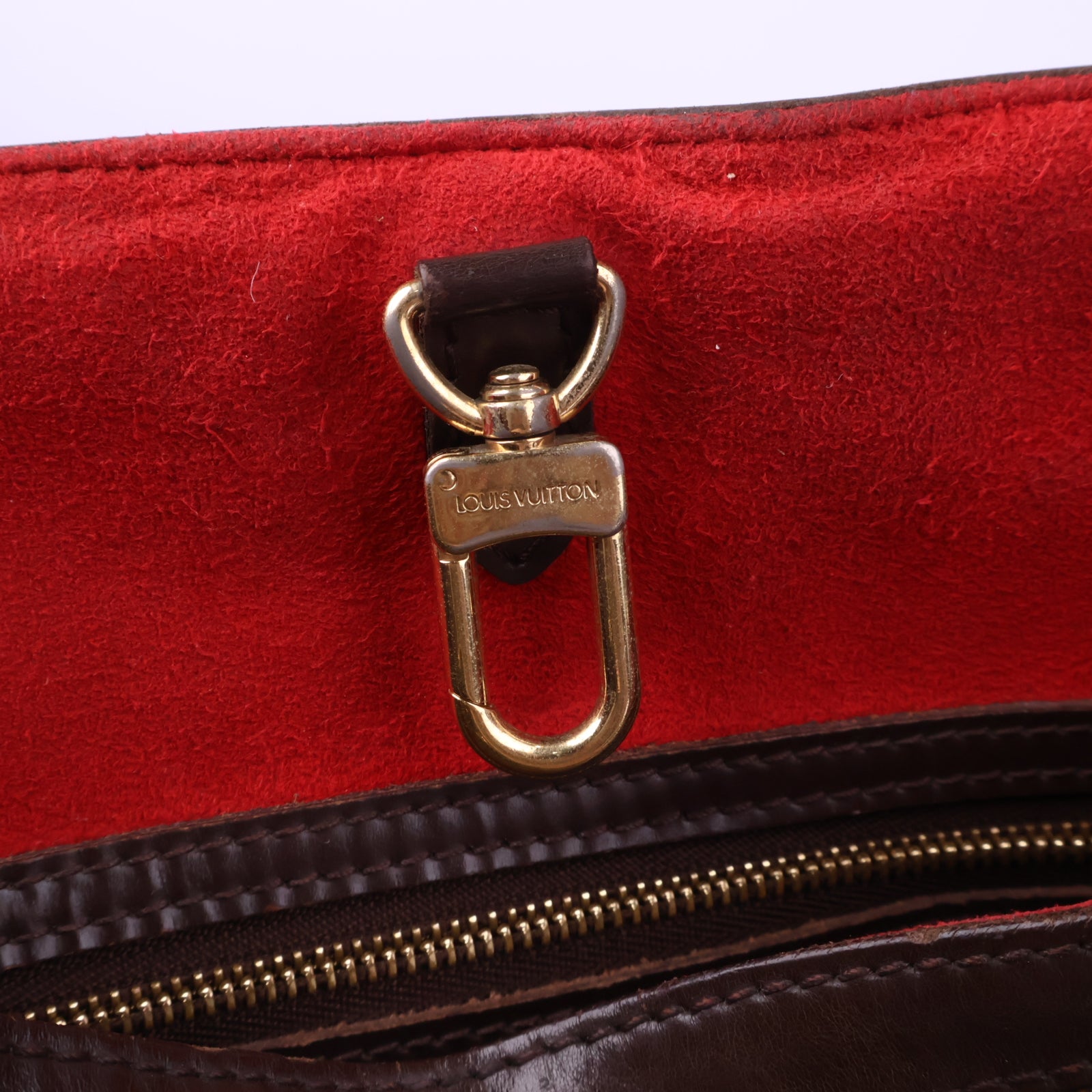 Louis Vuitton MM Hampstead Damier Shoulder Bag J3051R | Pre-Owned Excellent Brown Damier Canvas