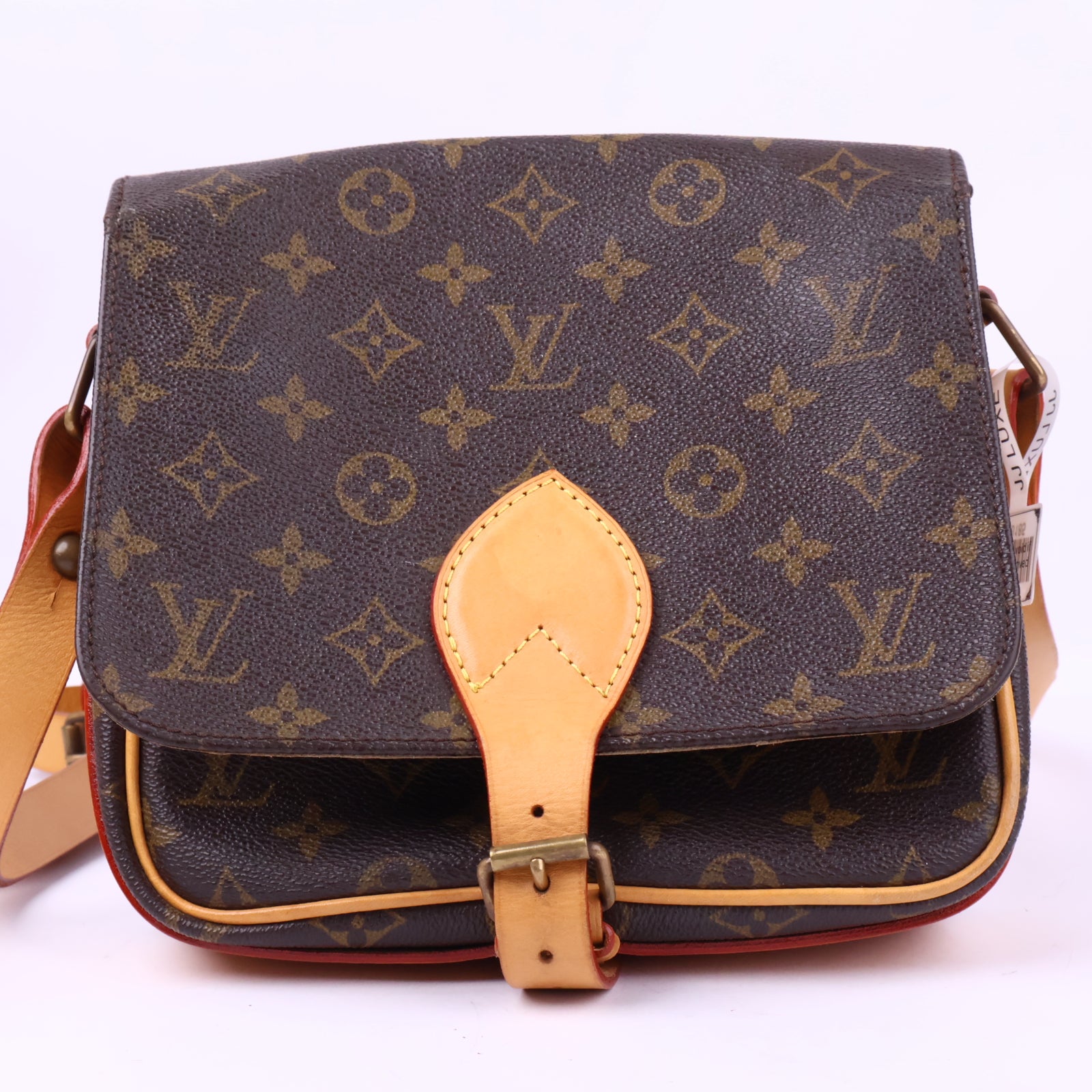 Louis Vuitton Monogram Cartouchiere PM Crossbody Bag J3185R | Pre-Owned Excellent Brown Monogram Canvas