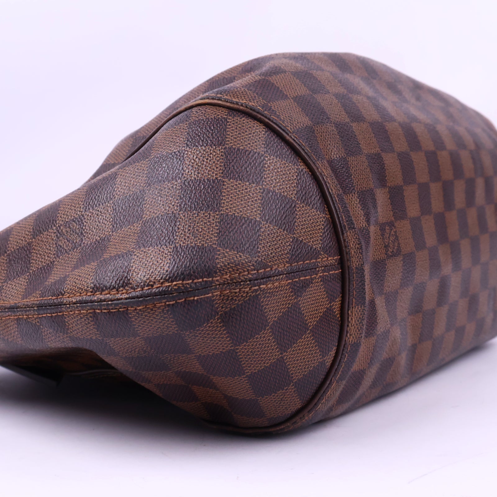 Louis Vuitton Damier Ebene Sistina GM Shoulder Bag J3184R | Pre-Owned Excellent Brown Damier Ebene Canvas