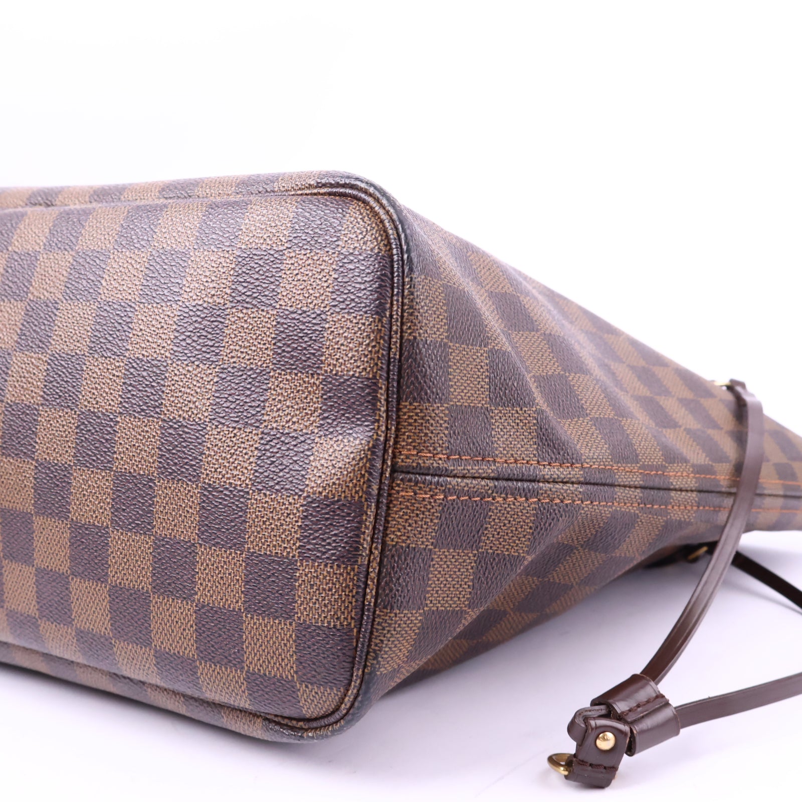 Louis Vuitton Neverfull Damier MM Tote Bag J3026 | Pre-Owned Like New Brown Damier Canvas