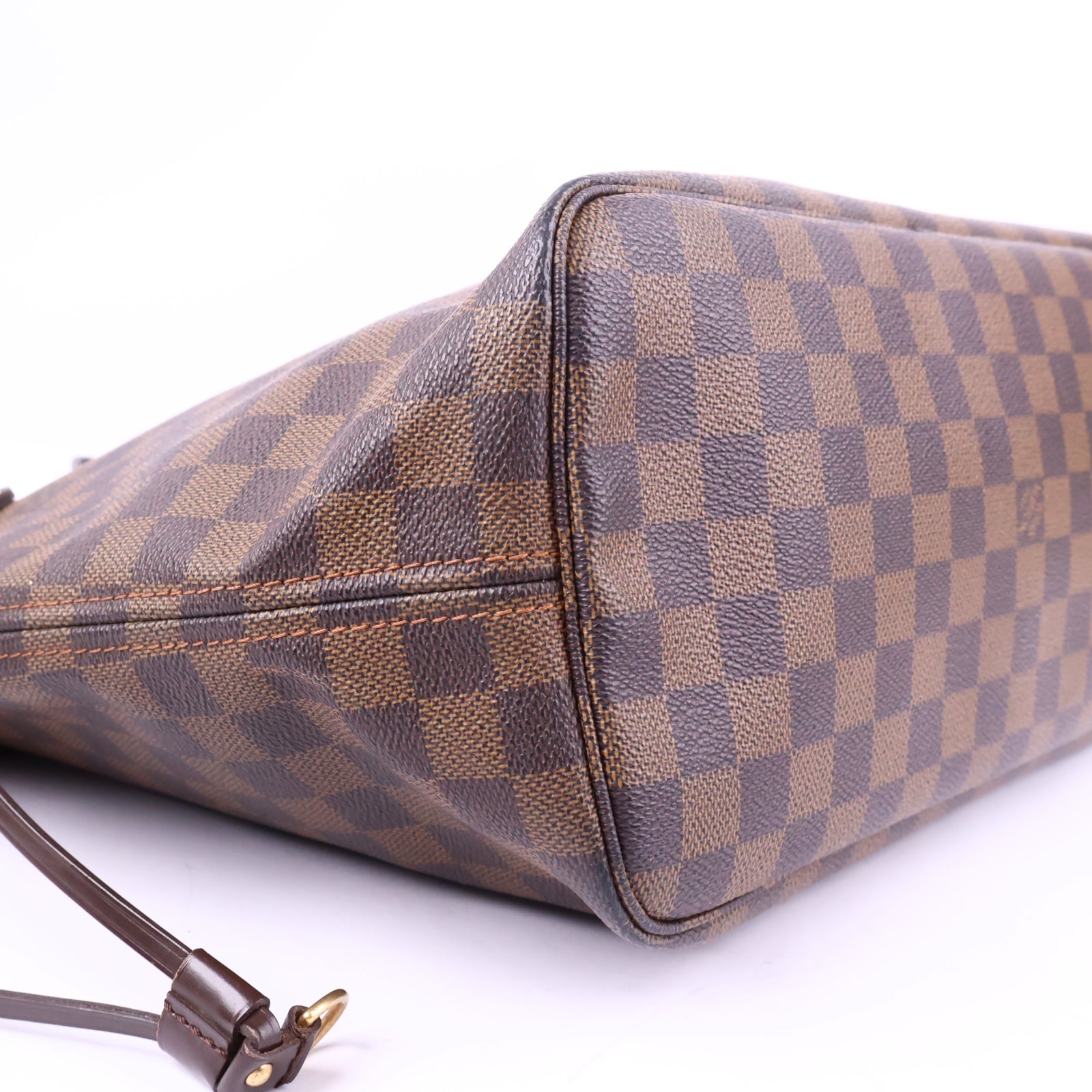 Louis Vuitton Neverfull Damier MM Tote Bag J3026 | Pre-Owned Like New Brown Damier Canvas