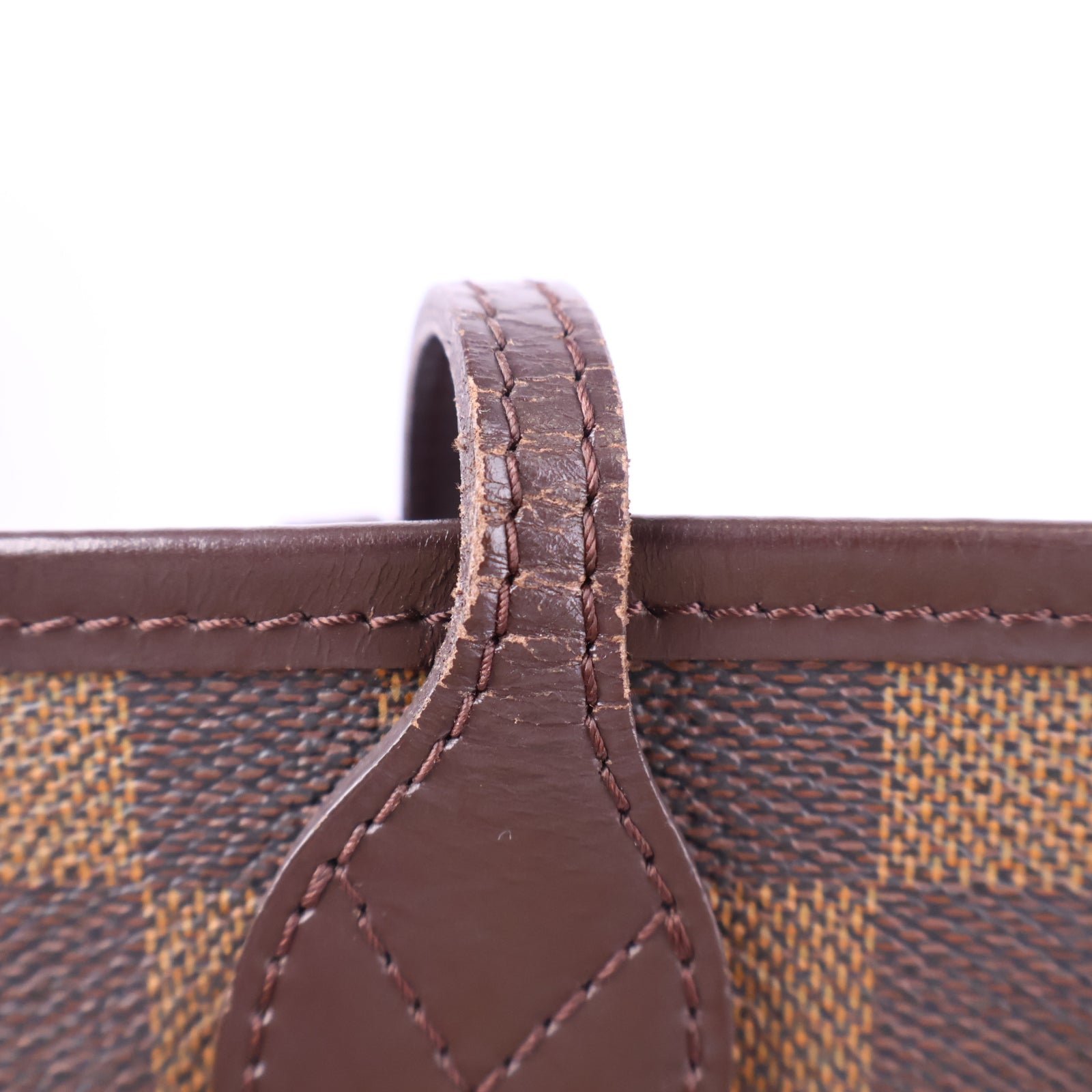 Louis Vuitton Neverfull Damier MM Tote Bag J3026 | Pre-Owned Like New Brown Damier Canvas