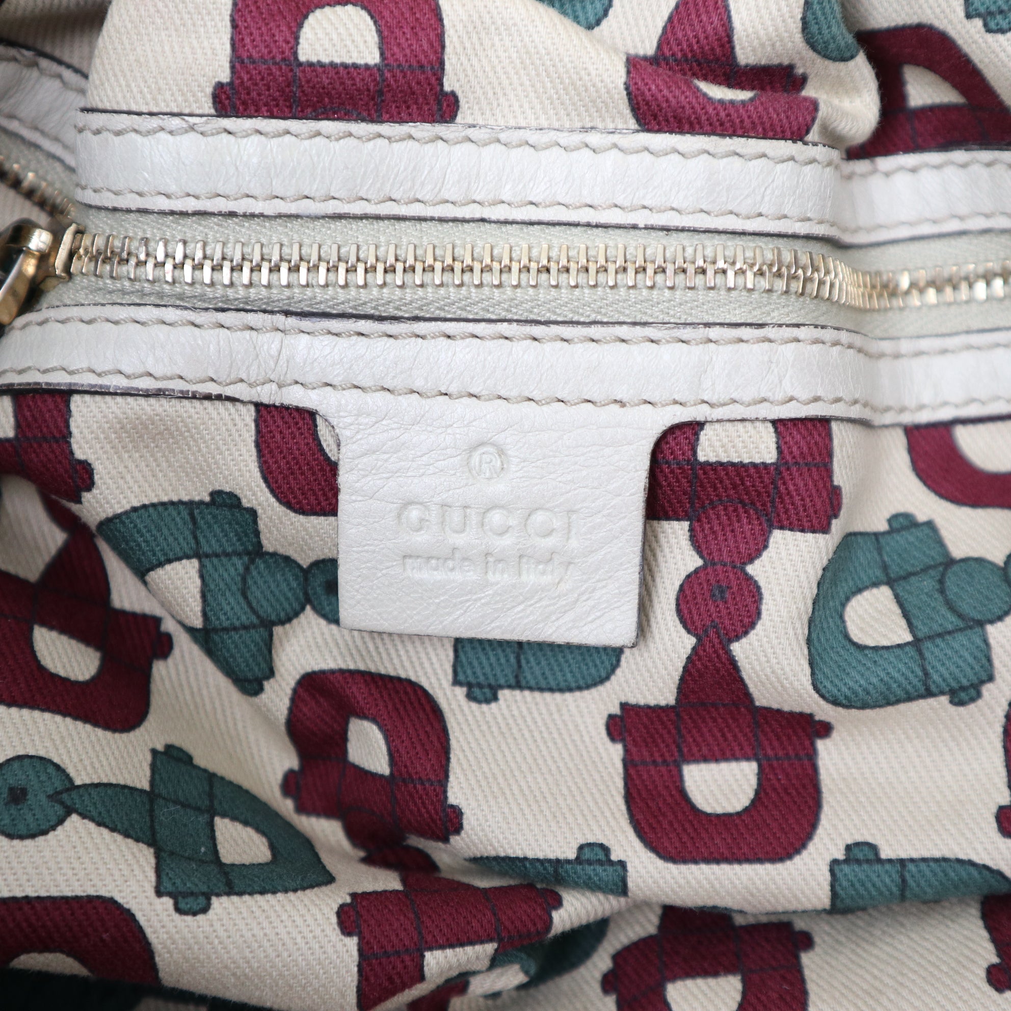 C2029 Gucci Large Guccissima Studded Pelham tote bag- Pre Owned
