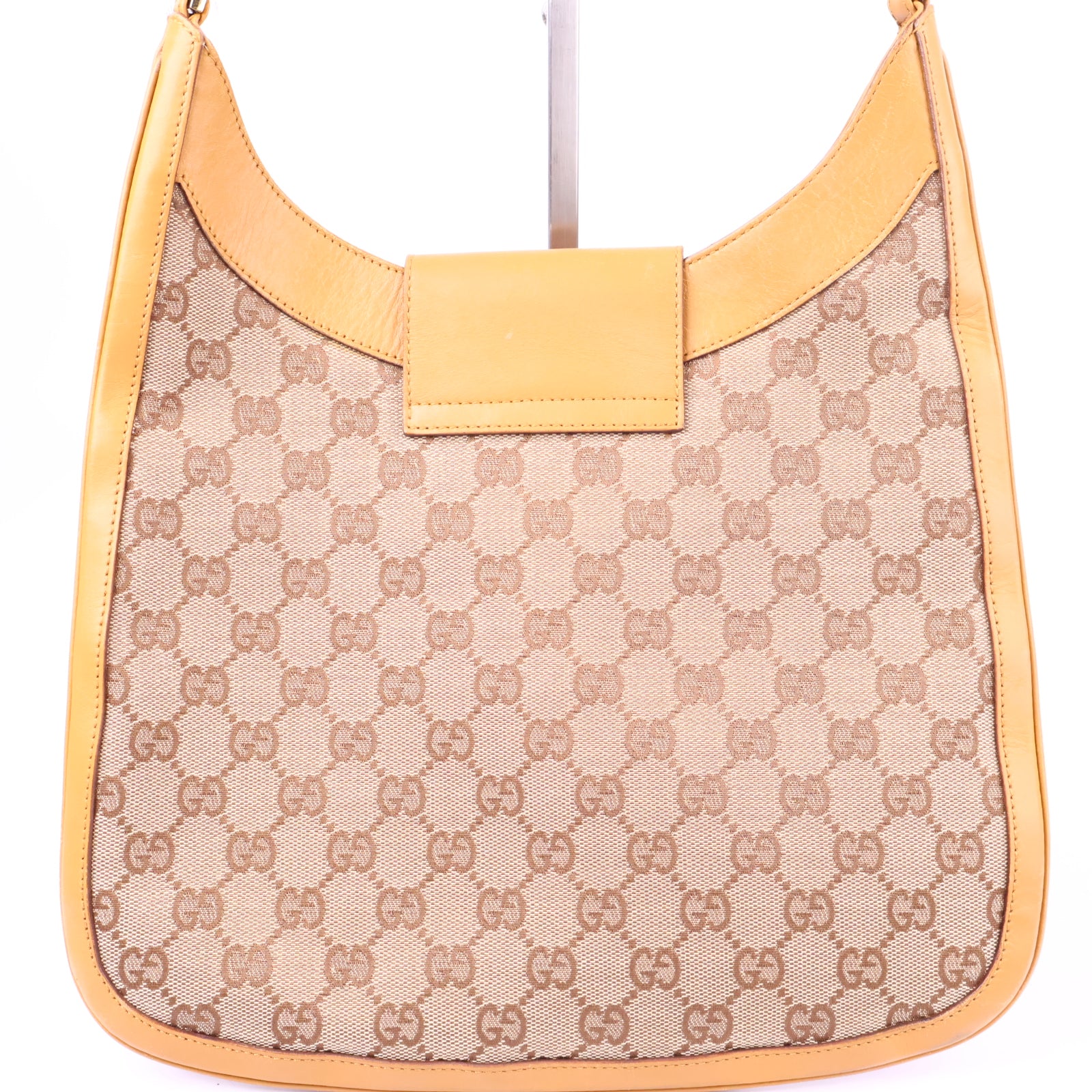 Gucci GG canvas Horsebit Shoulder Bag J3027 | Pre-Owned Like New GG Canvas Canvas