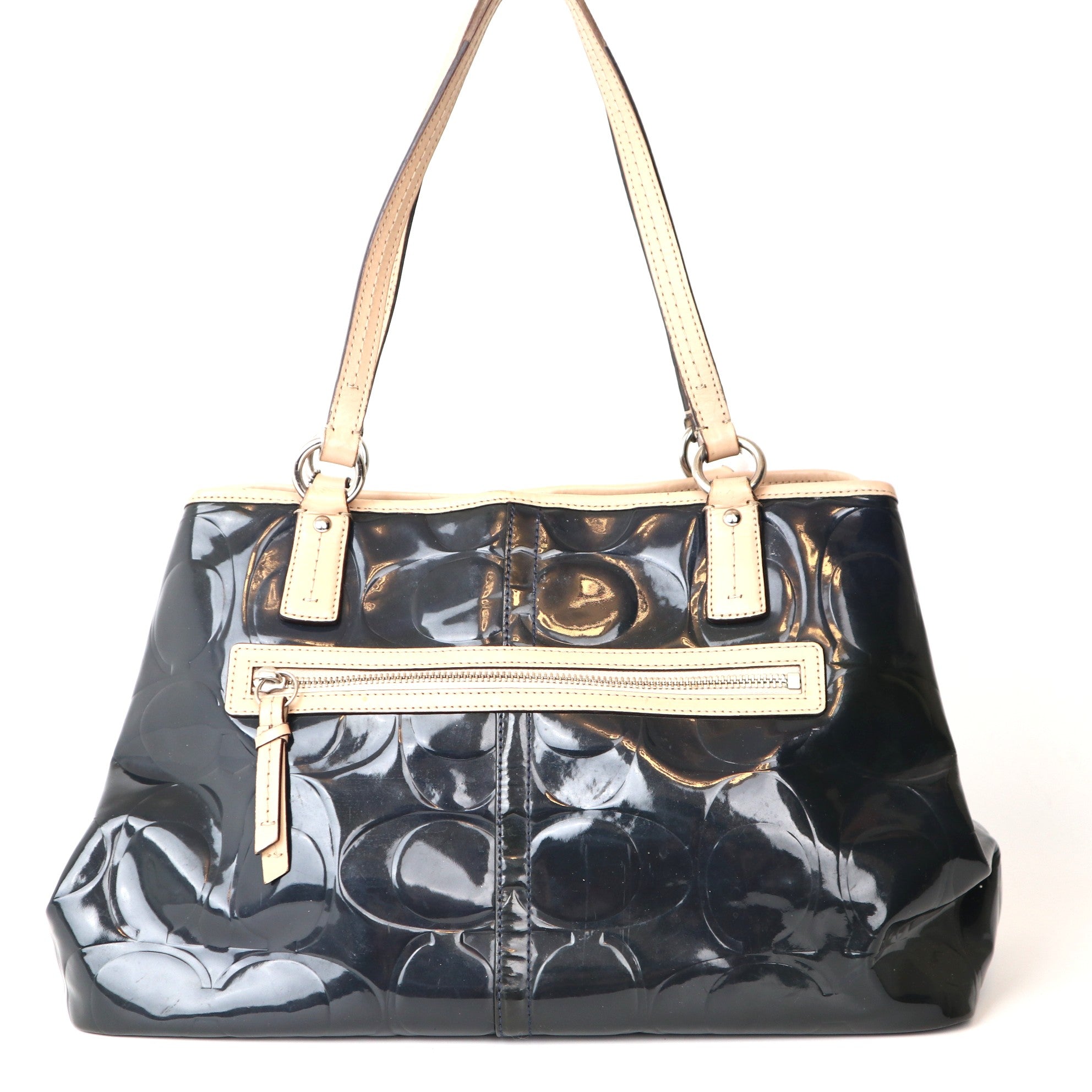 C2025 Coach Patent Leather Satchel-Pre Owned