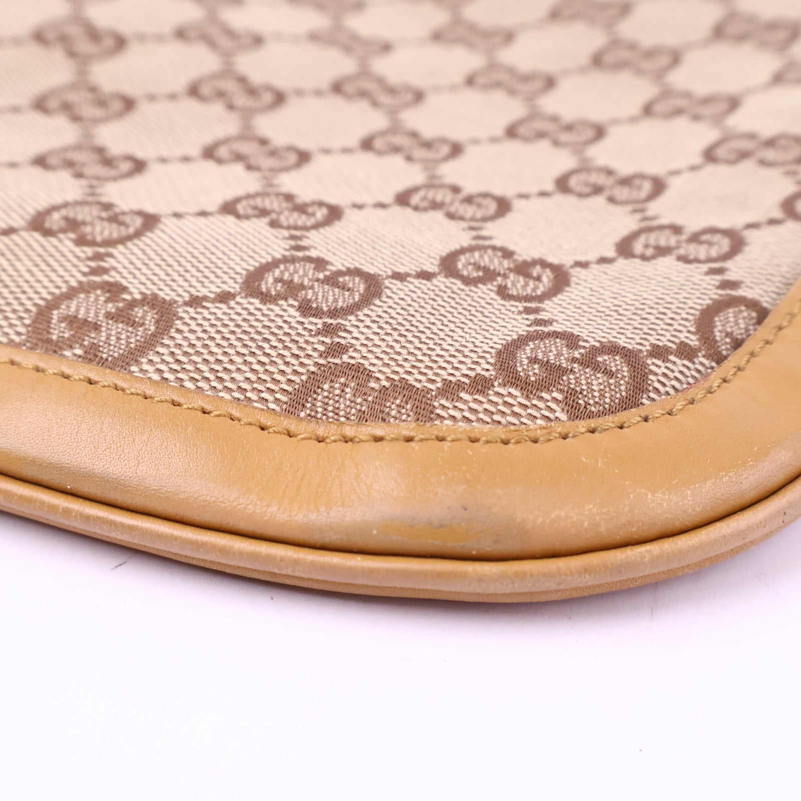 Gucci GG canvas Horsebit Shoulder Bag J3027 | Pre-Owned Like New GG Canvas Canvas