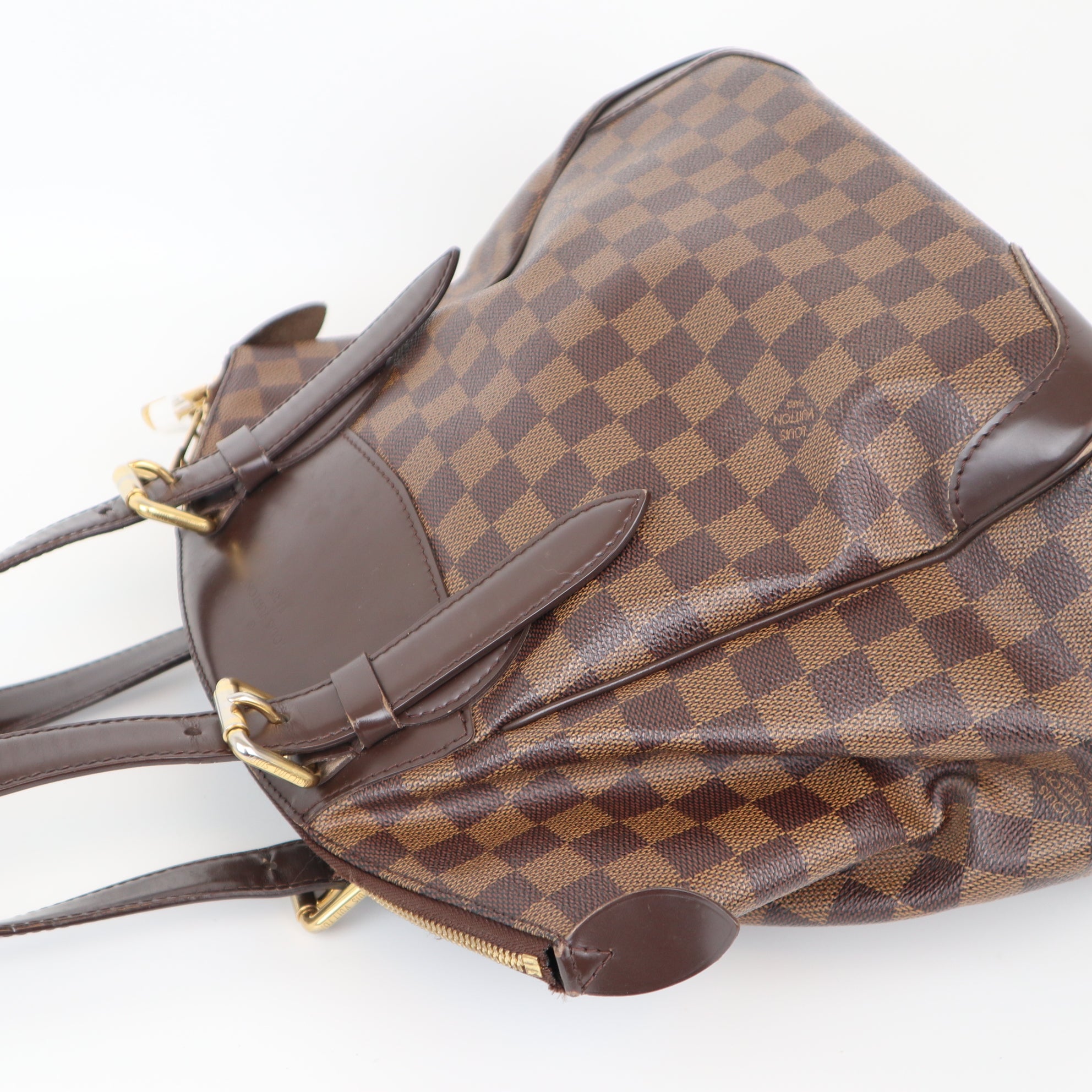 C2031 LOUIS VUITTON Verona MM Damier Ebene Shoulder Bag Brown-Pre Owned