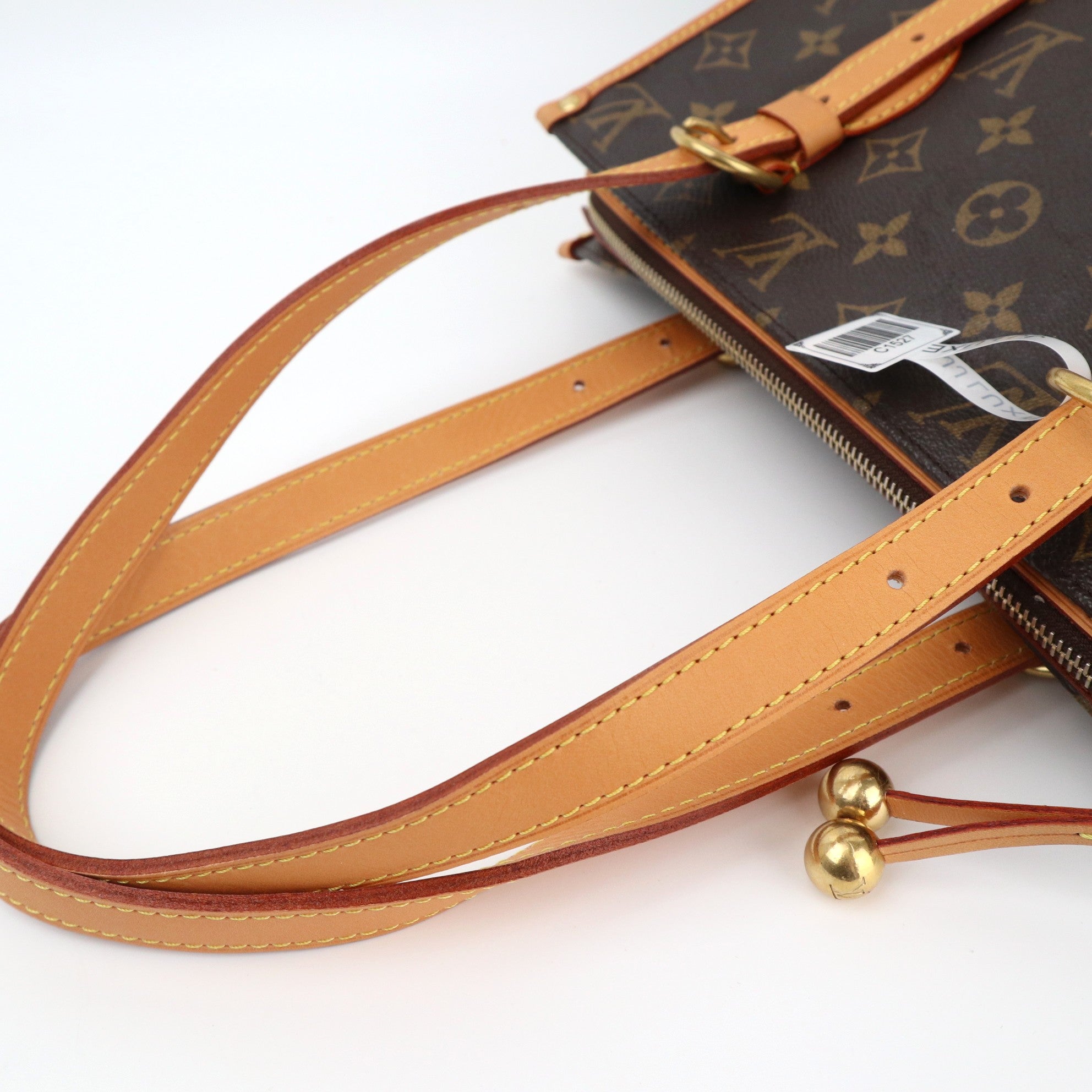 Louis Vuitton Popincourt Haut Shoulder Bag C1527R | Pre-Owned Excellent Brown Monogram Canvas