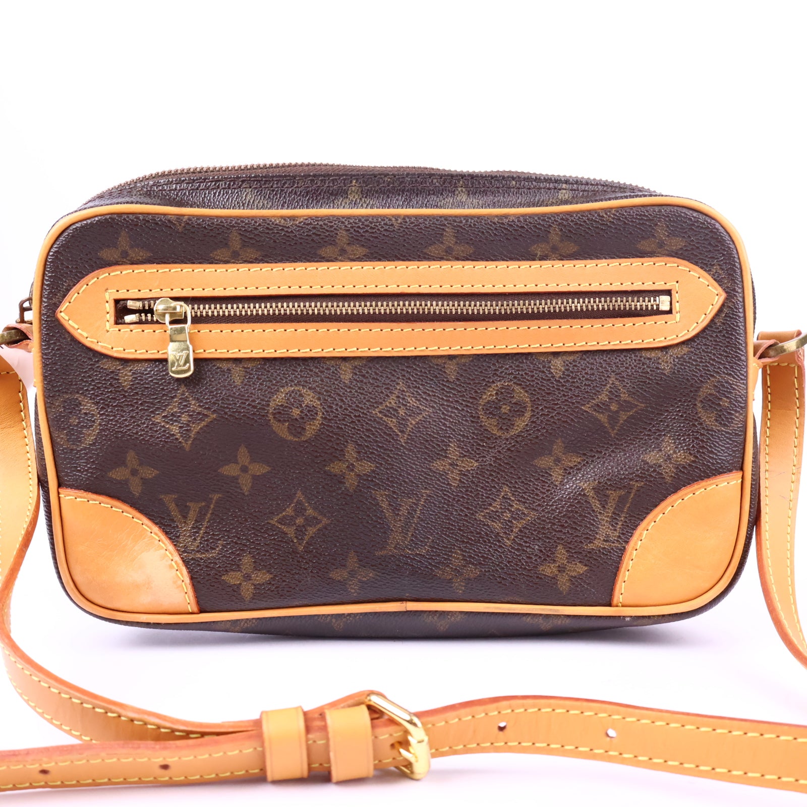 Louis Vuitton Marly Dragonne clutch bag Crossbody Bag J3182R | Pre-Owned Excellent Red