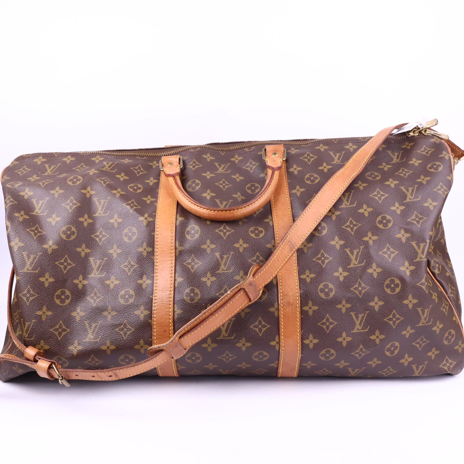 Louis Vuitton Monogram Keepall 60 Top Handle Bag J3183 | Pre-Owned Excellent Brown Monogram Canvas