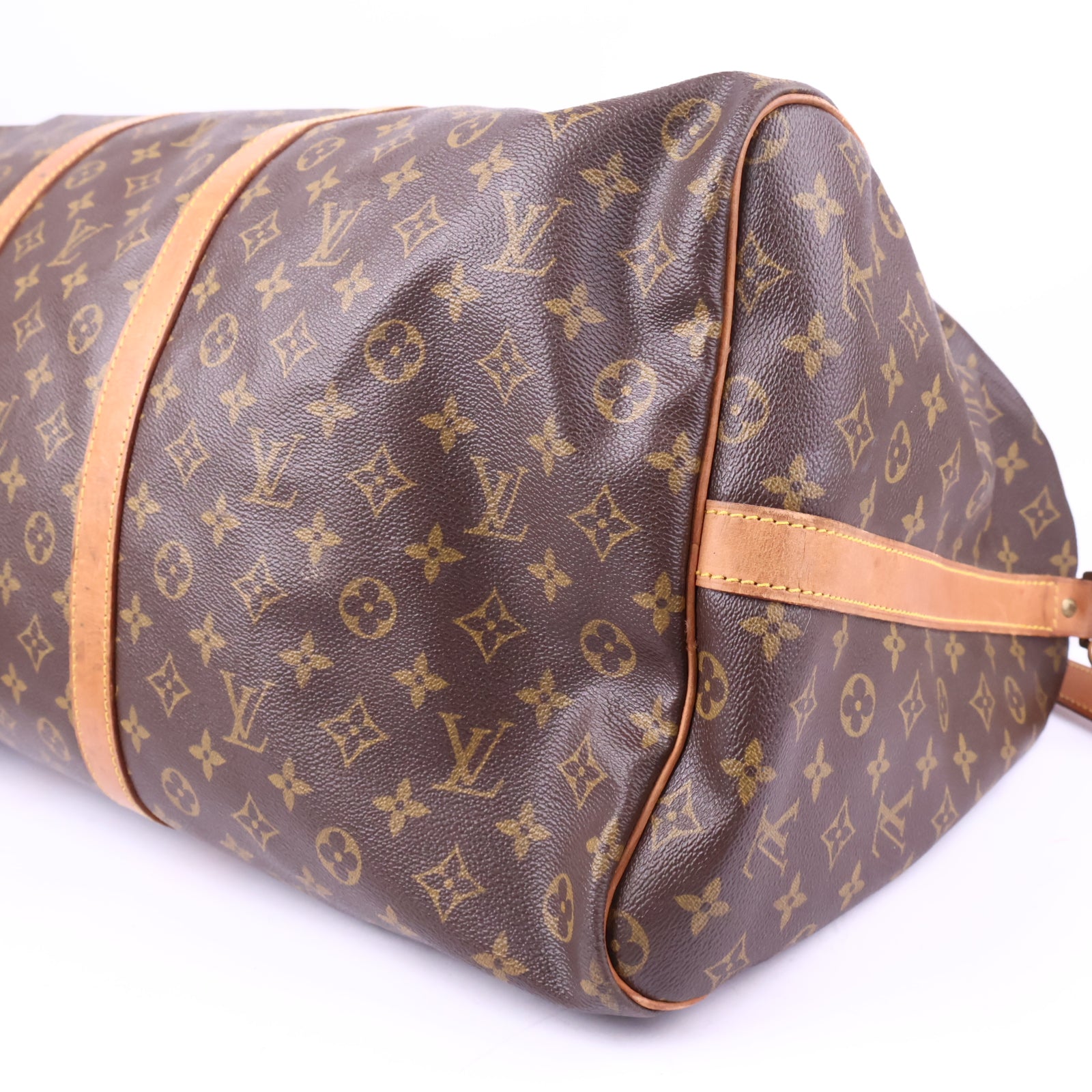 Louis Vuitton Monogram Keepall 60 Top Handle Bag J3183 | Pre-Owned Excellent Brown Monogram Canvas