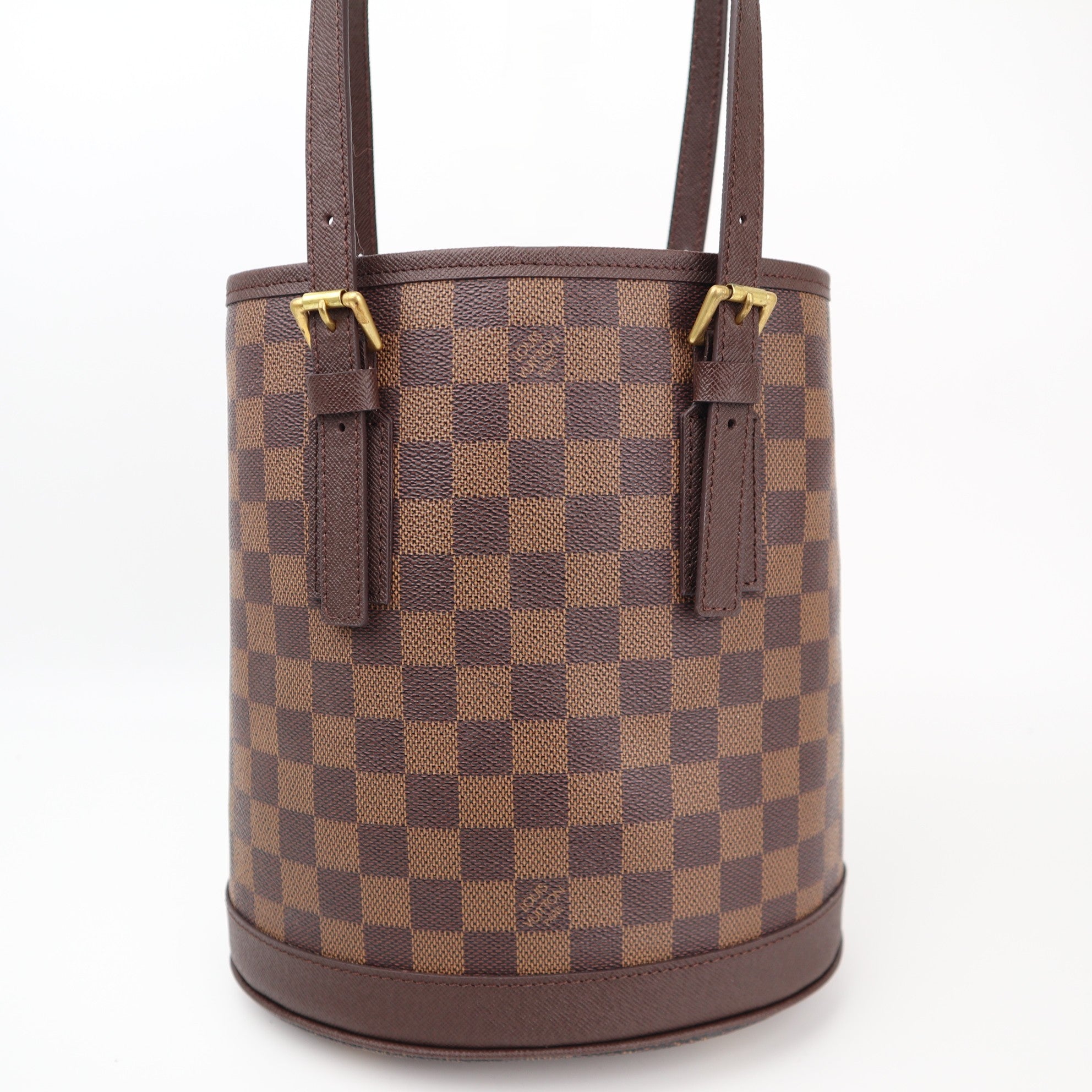 Louis Vuitton Marais Bucket 23 Bucket Bag C1535R | Pre-Owned Excellent Brown Damier Ebene Canvas
