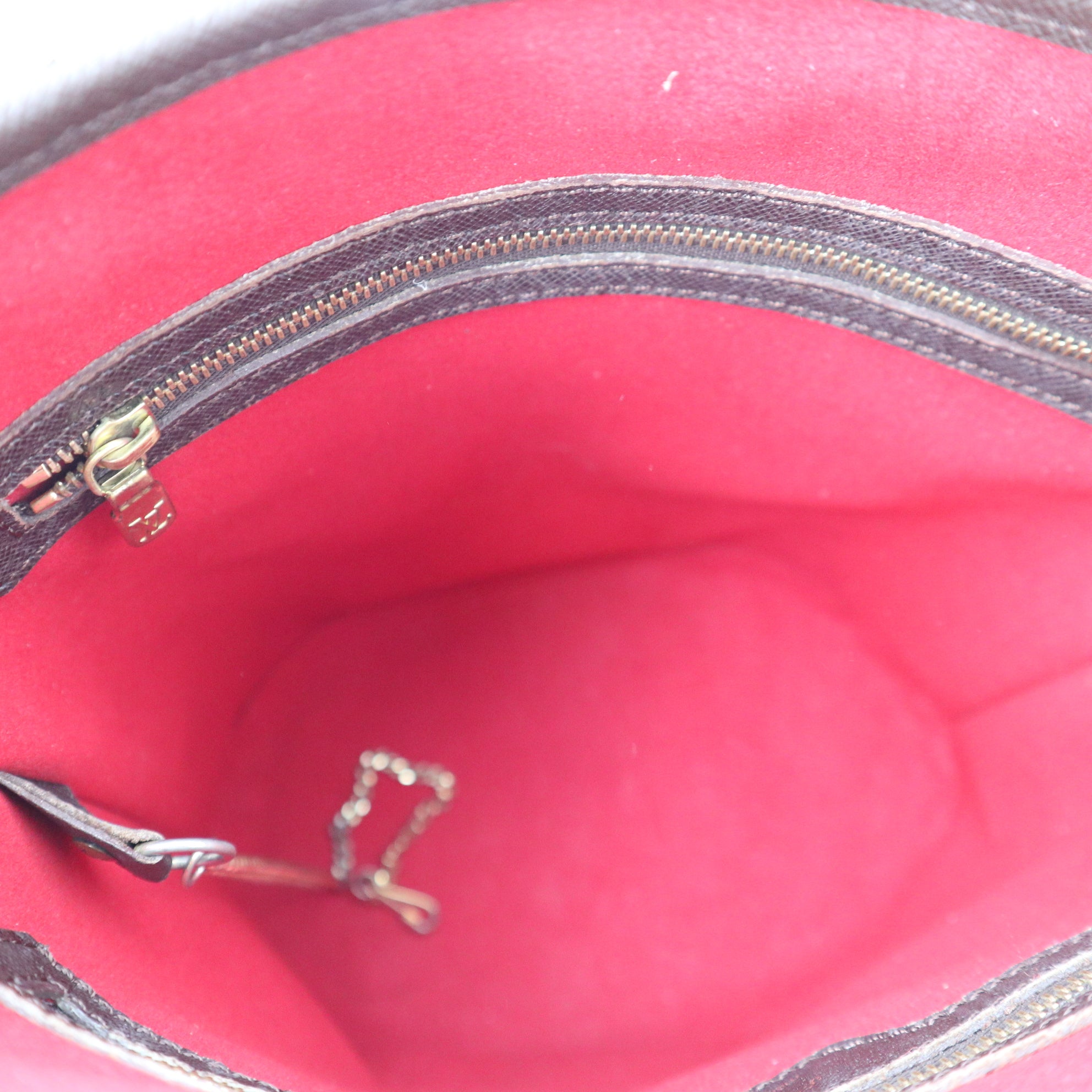 Louis Vuitton Marais Bucket 23 Bucket Bag C1535R | Pre-Owned Excellent Brown Damier Ebene Canvas