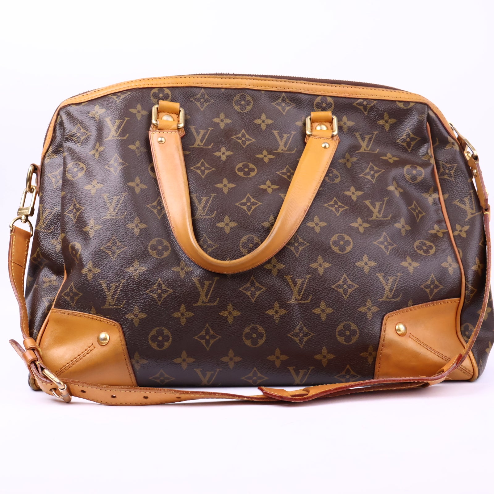 Louis Vuitton Monogram Leather Retiro Top Handle Bag J3066 | Pre-Owned Excellent Brown Monogram Canvas, Leather
