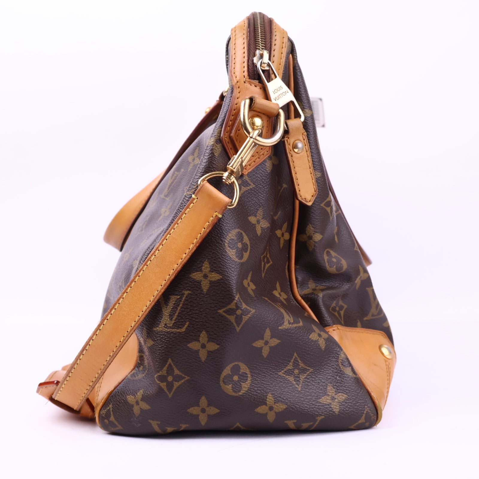Louis Vuitton Monogram Leather Retiro Top Handle Bag J3066 | Pre-Owned Excellent Brown Monogram Canvas, Leather