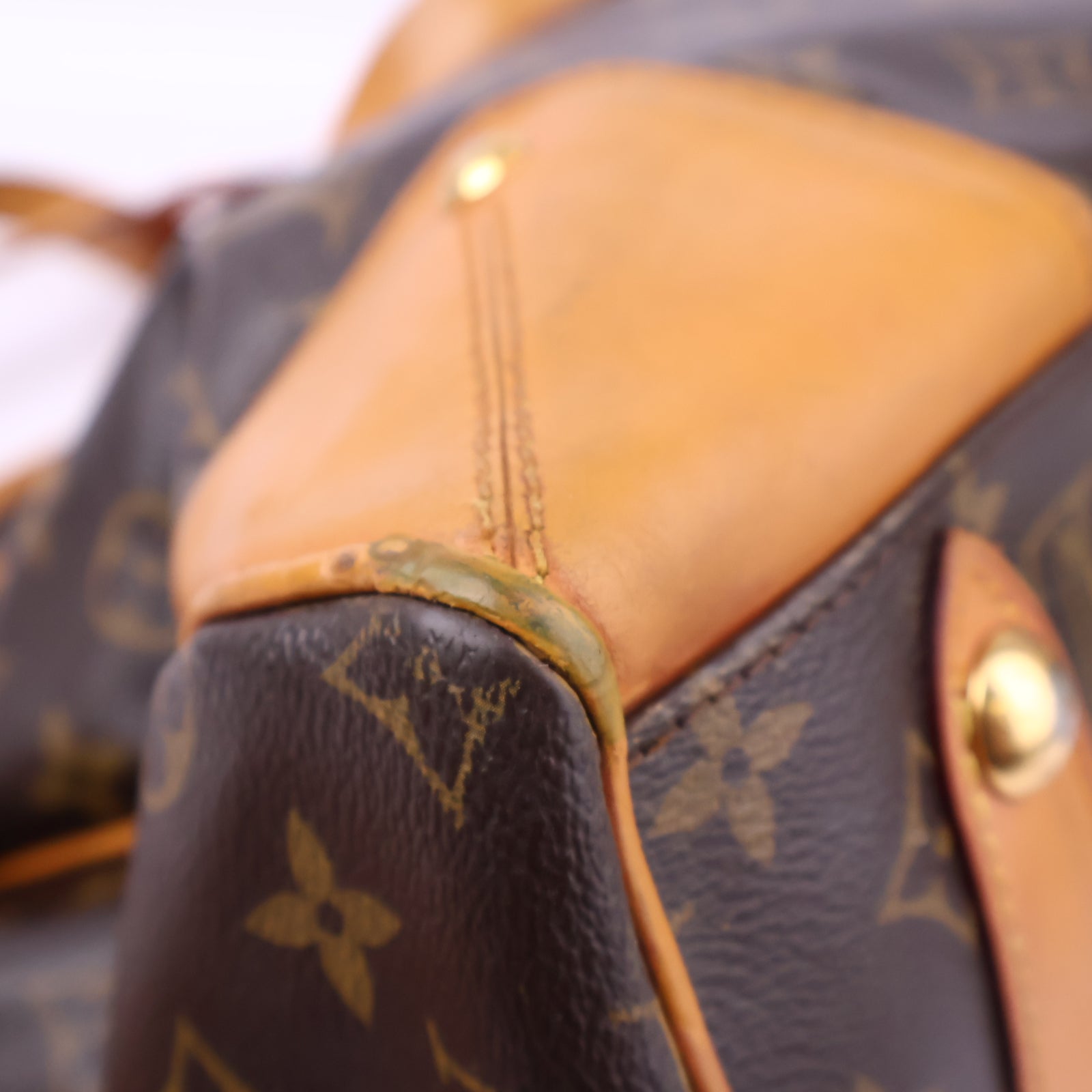 Louis Vuitton Monogram Leather Retiro Top Handle Bag J3066 | Pre-Owned Excellent Brown Monogram Canvas, Leather