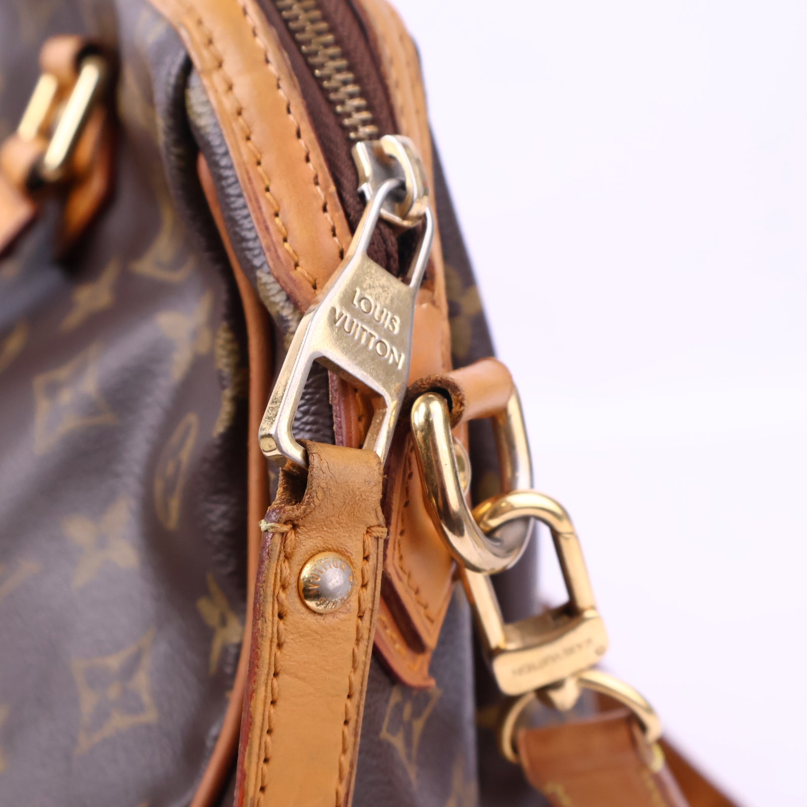 Louis Vuitton Monogram Leather Retiro Top Handle Bag J3066 | Pre-Owned Excellent Brown Monogram Canvas, Leather