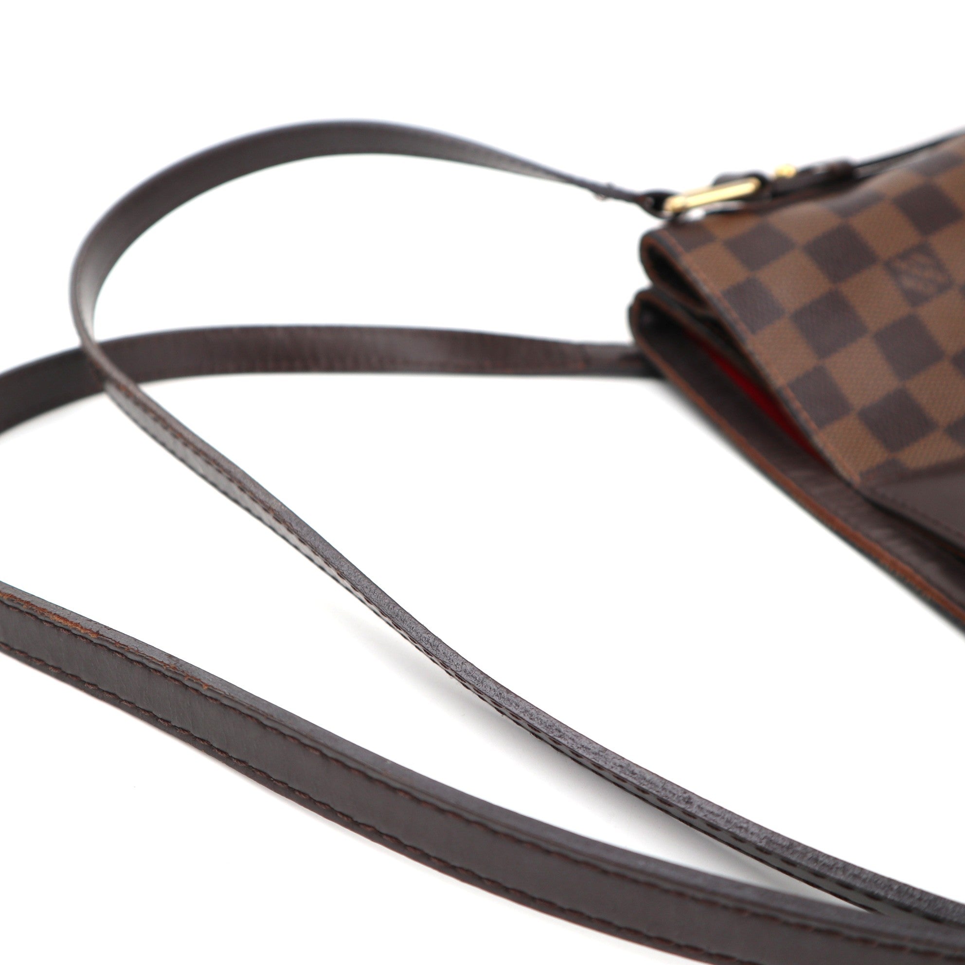 Louis Vuitton Damier Ebene Cabas Rivington Shoulder Bag C1539 | Pre-Owned Excellent Brown Damier Ebene Canvas