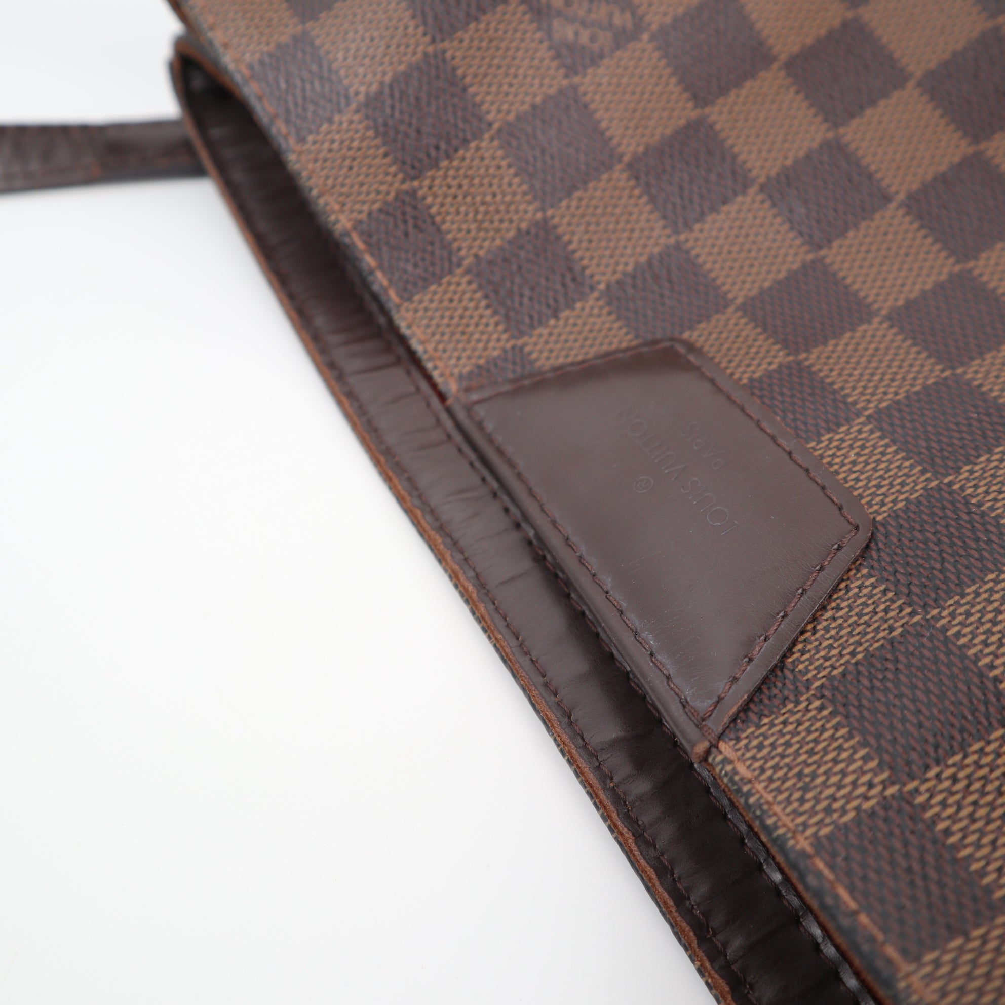 Louis Vuitton Damier Ebene Cabas Rivington Shoulder Bag C1539 | Pre-Owned Excellent Brown Damier Ebene Canvas