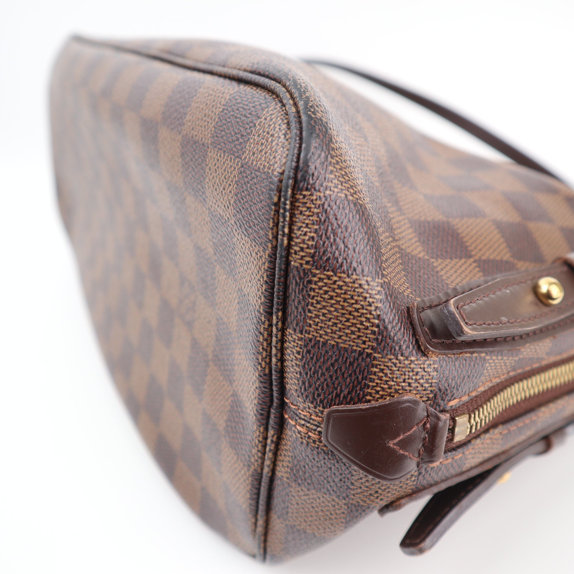 Louis Vuitton Damier Ebene Cabas Rivington Shoulder Bag C1539 | Pre-Owned Excellent Brown Damier Ebene Canvas
