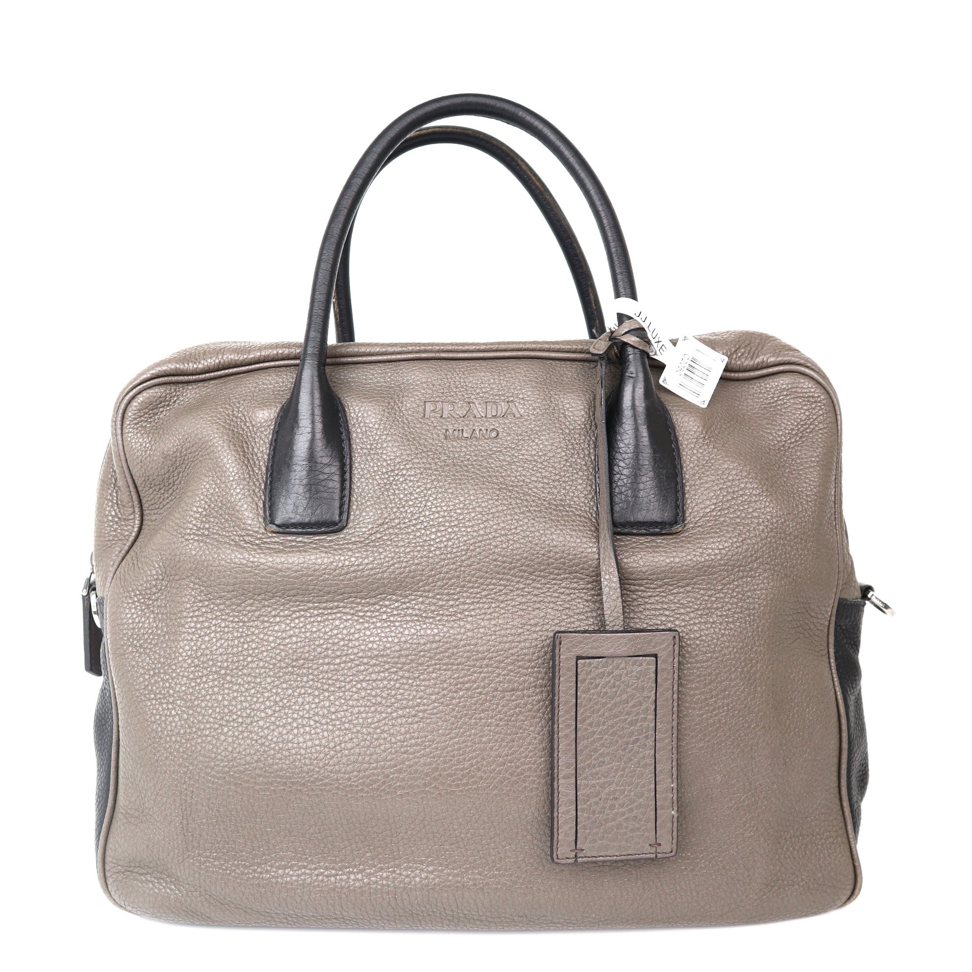 C2050 Prada Vitello Daino Leather Tote Bag-Pre Owned