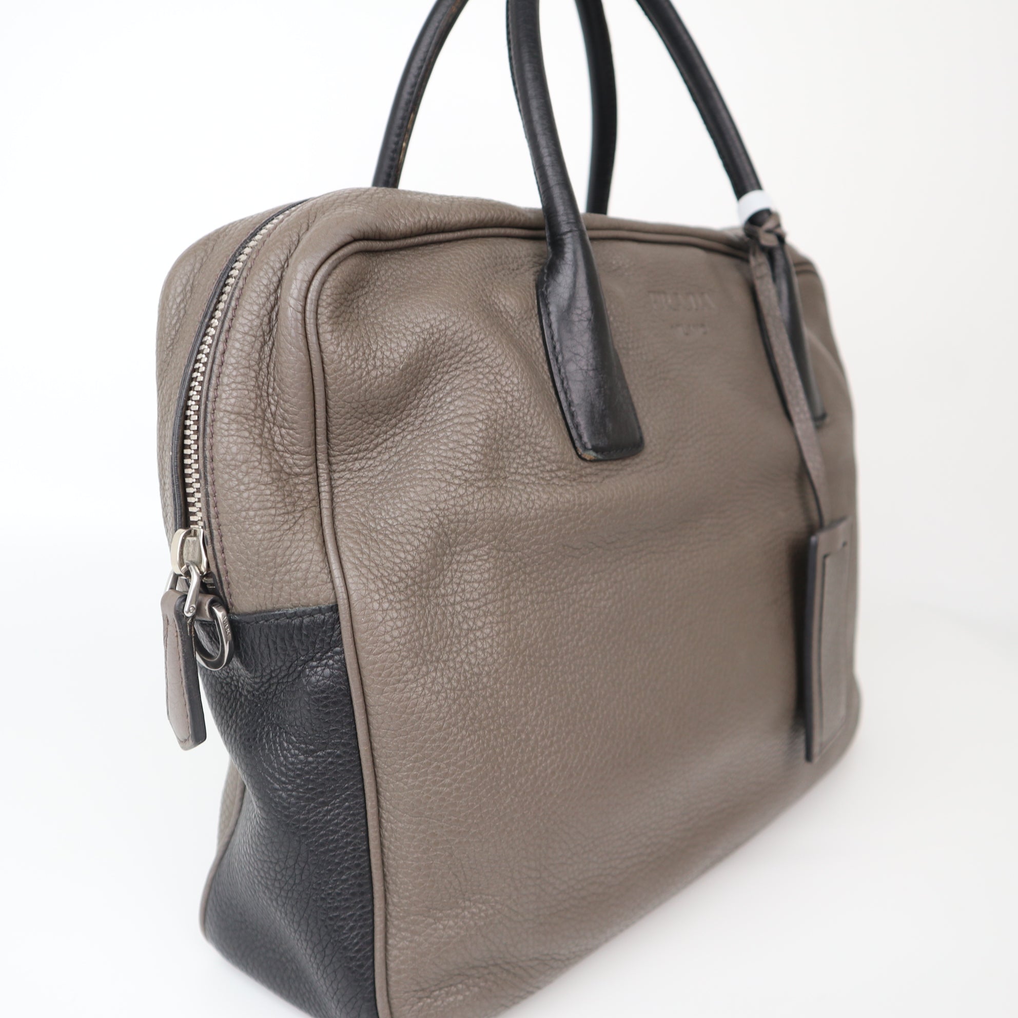 C2050 Prada Vitello Daino Leather Tote Bag-Pre Owned