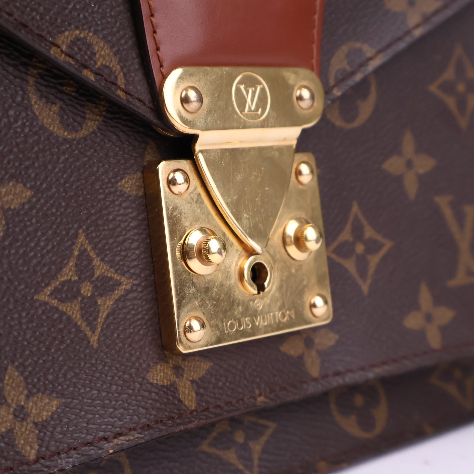 Louis Vuitton Monceau Handbag Monogram Shoulder Bag J3059 | Pre-Owned Like New Brown Monogram Canvas