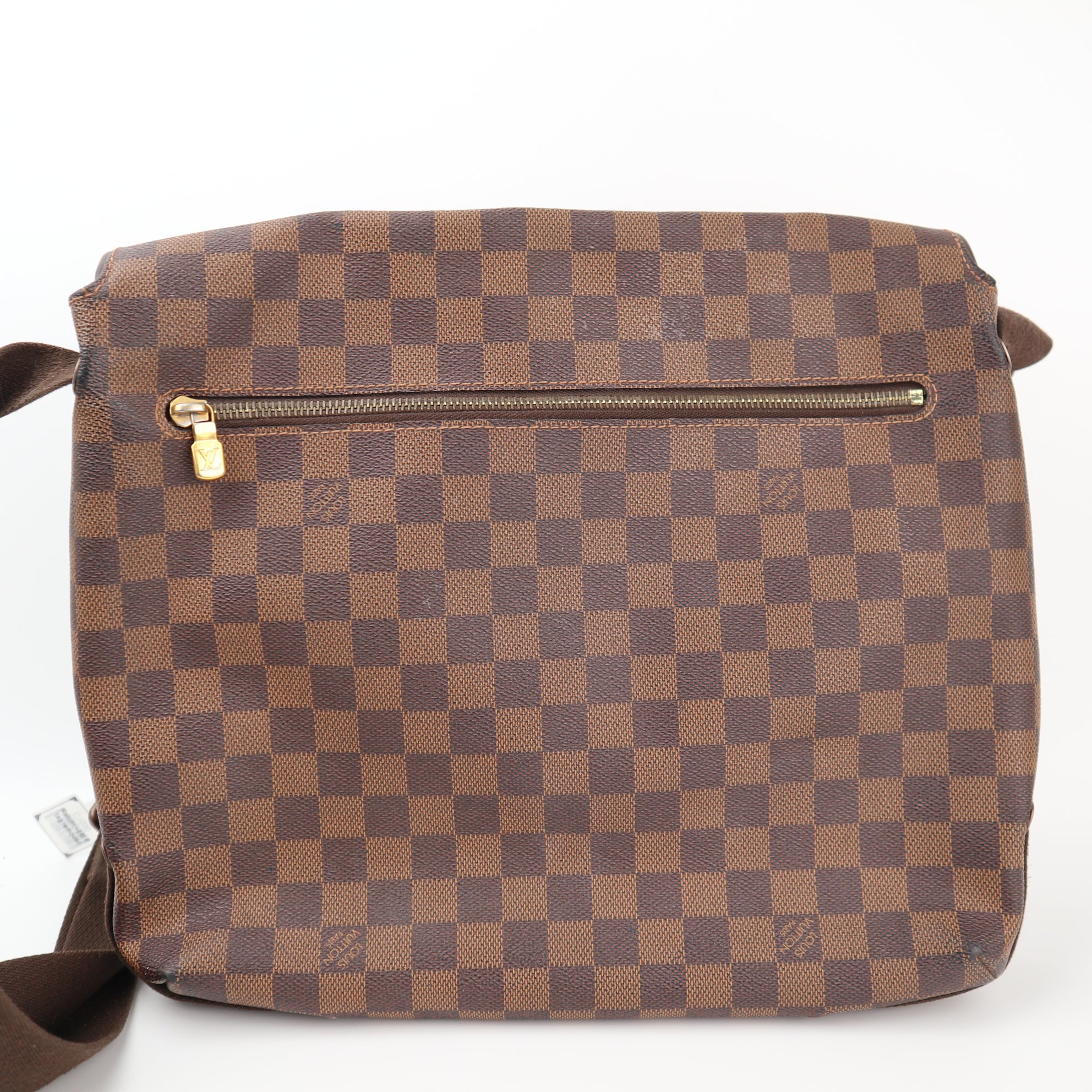 Louis Vuitton Damier Ebene Brooklyn GM Messenger Bag C1550 | Pre-Owned Very Good Brown Damier Ebene Canvas