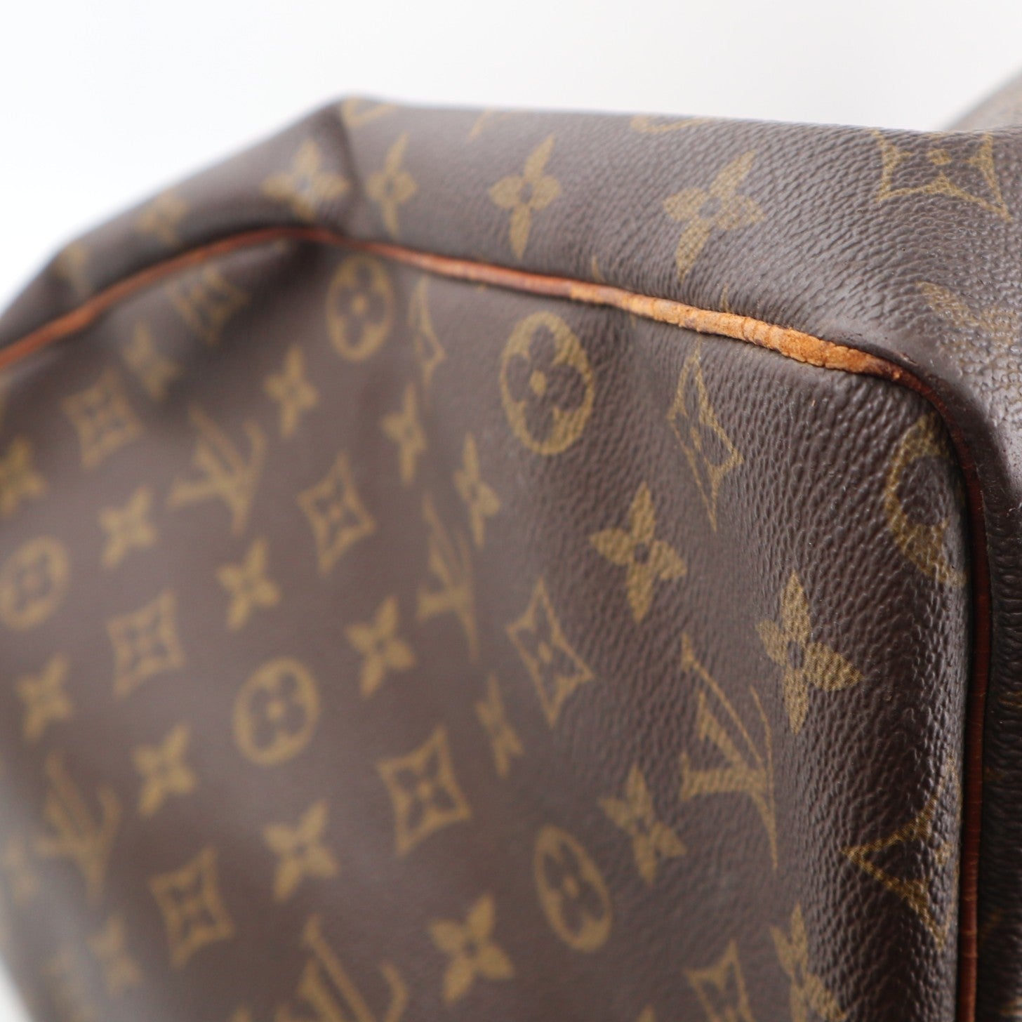 Louis Vuitton MONOGRAM CANVAS KEEPALL 60 Shoulder Bag C1553 | Pre-Owned Good Brown Monogram Canvas