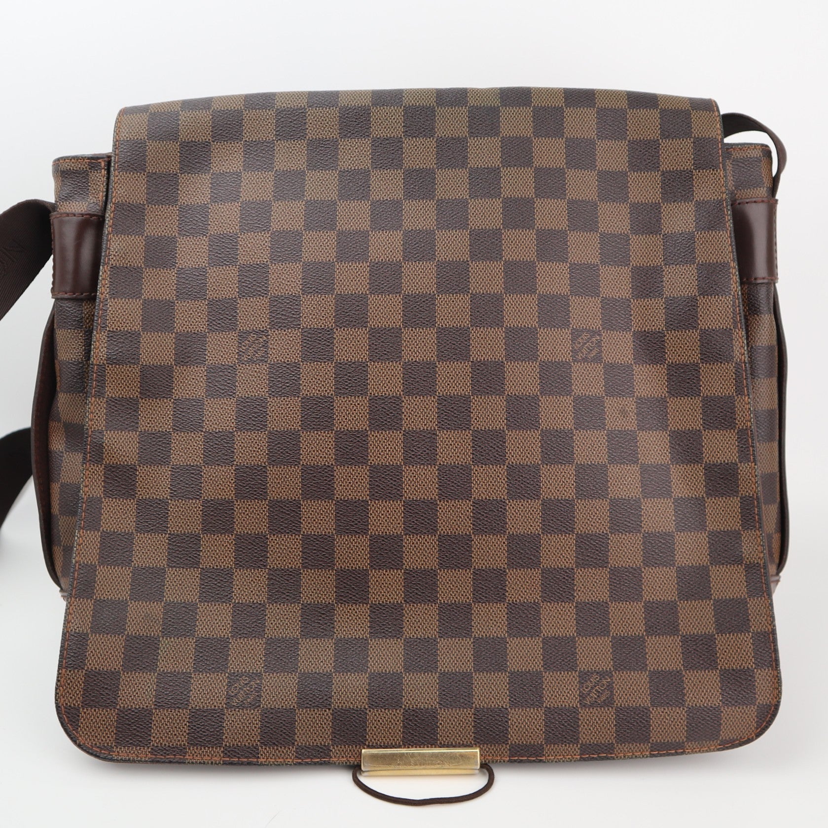 Louis Vuitton Damier Ebene Bastille Shoulder Bag C1557 | Pre-Owned Excellent Brown Damier Ebene Canvas