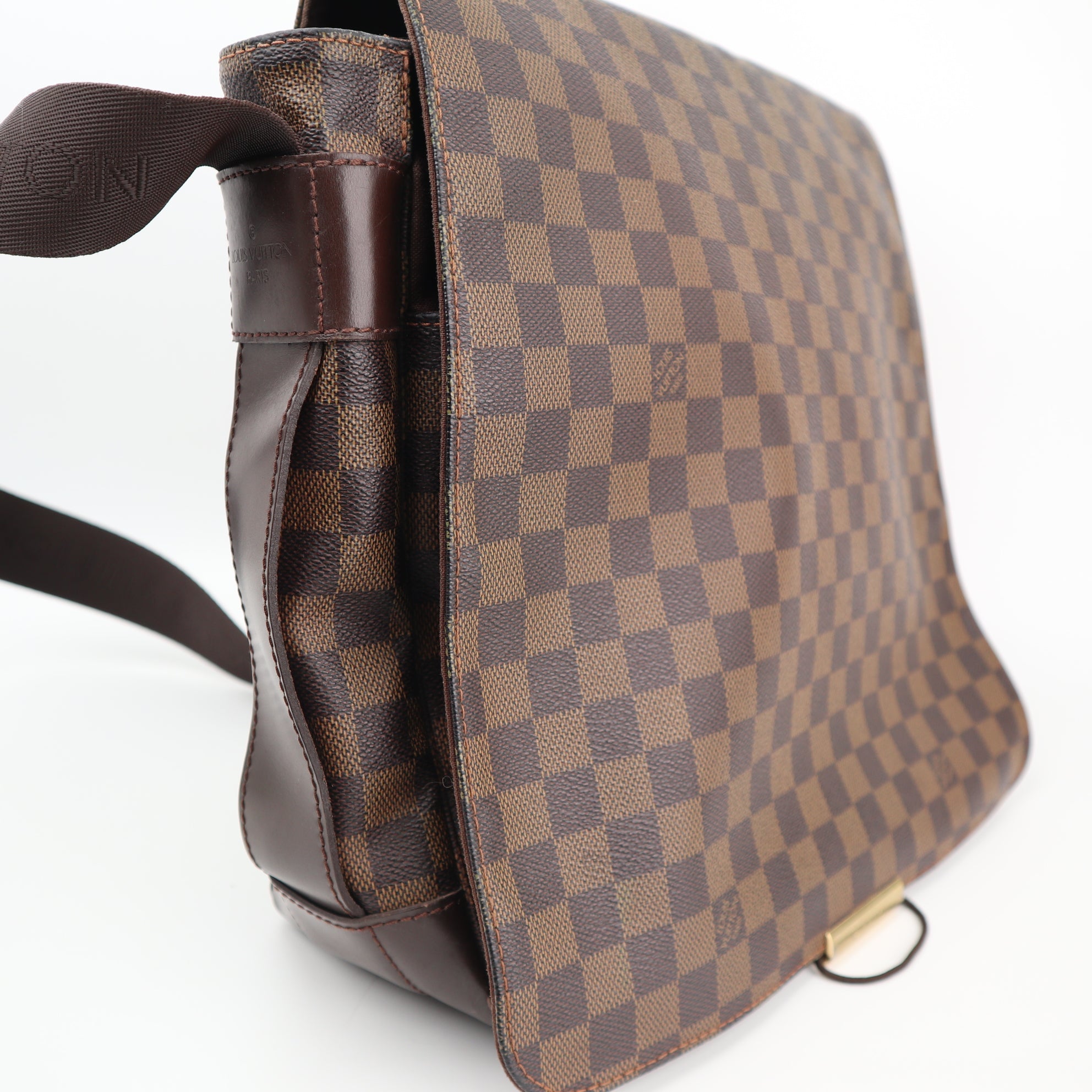 Louis Vuitton Damier Ebene Bastille Shoulder Bag C1557 | Pre-Owned Excellent Brown Damier Ebene Canvas