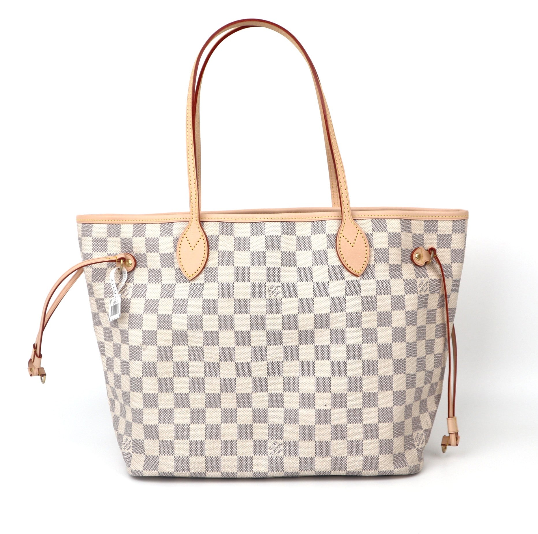 C1002 Neverfull MM Damier Azur Canvas-Pre Owned