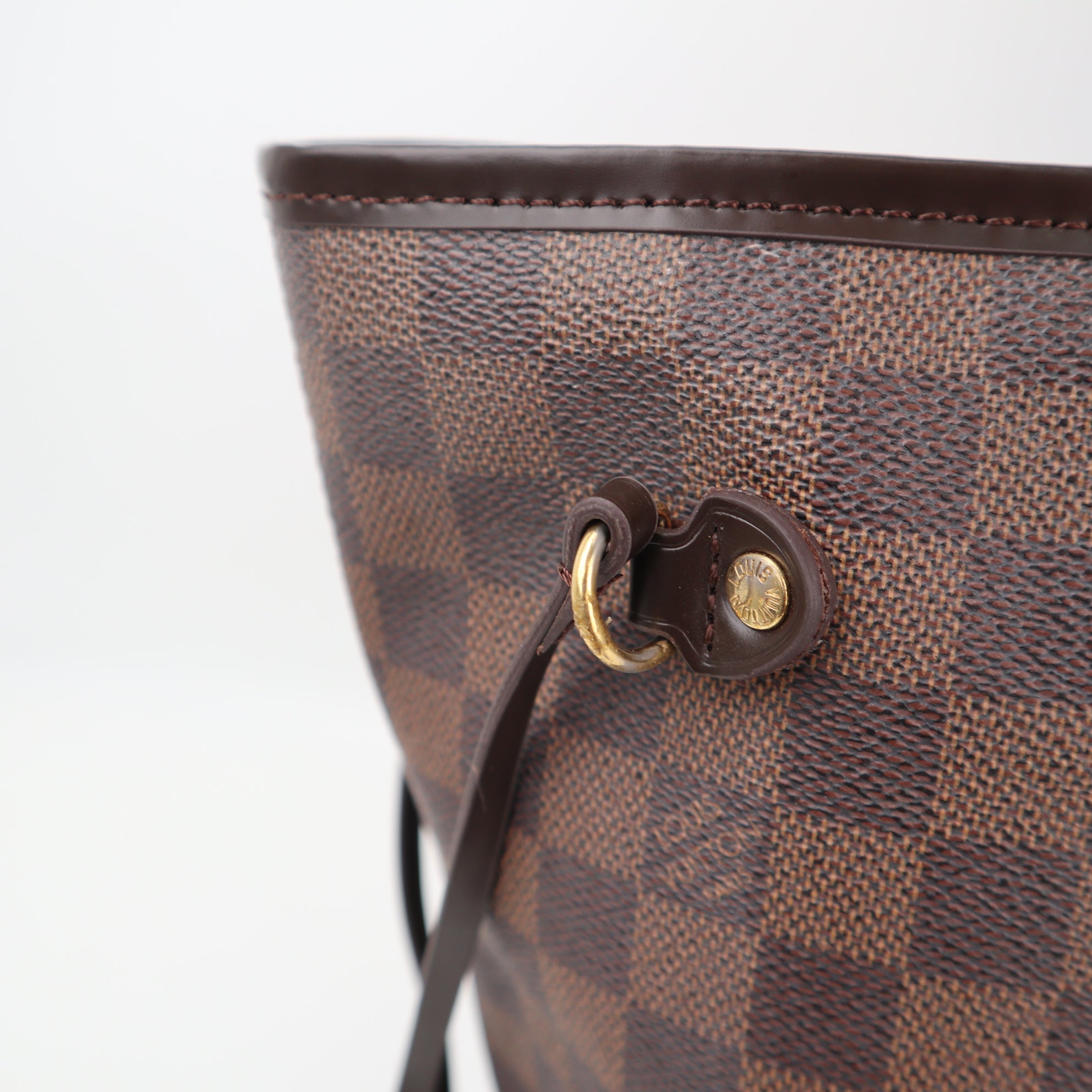 Louis Vuitton Damier Ebene Canvas Neverfull MM Shoulder Bag C1562R | Pre-Owned Excellent Brown Damier Ebene Canvas