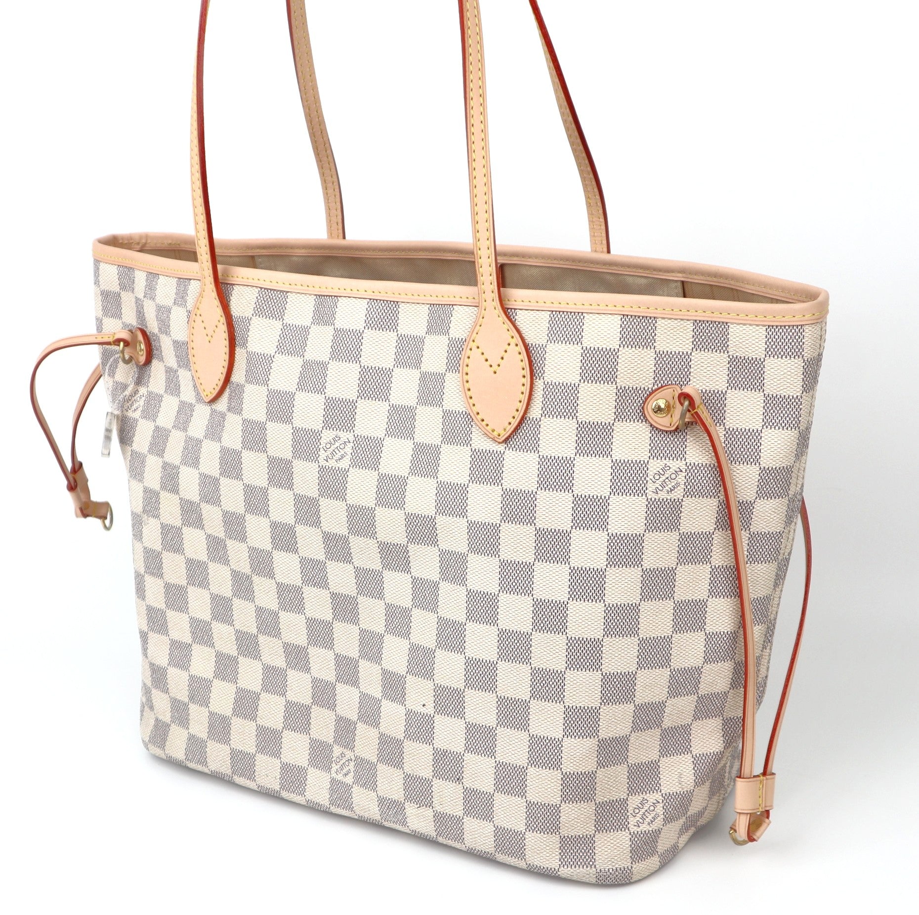 C1002 Neverfull MM Damier Azur Canvas-Pre Owned