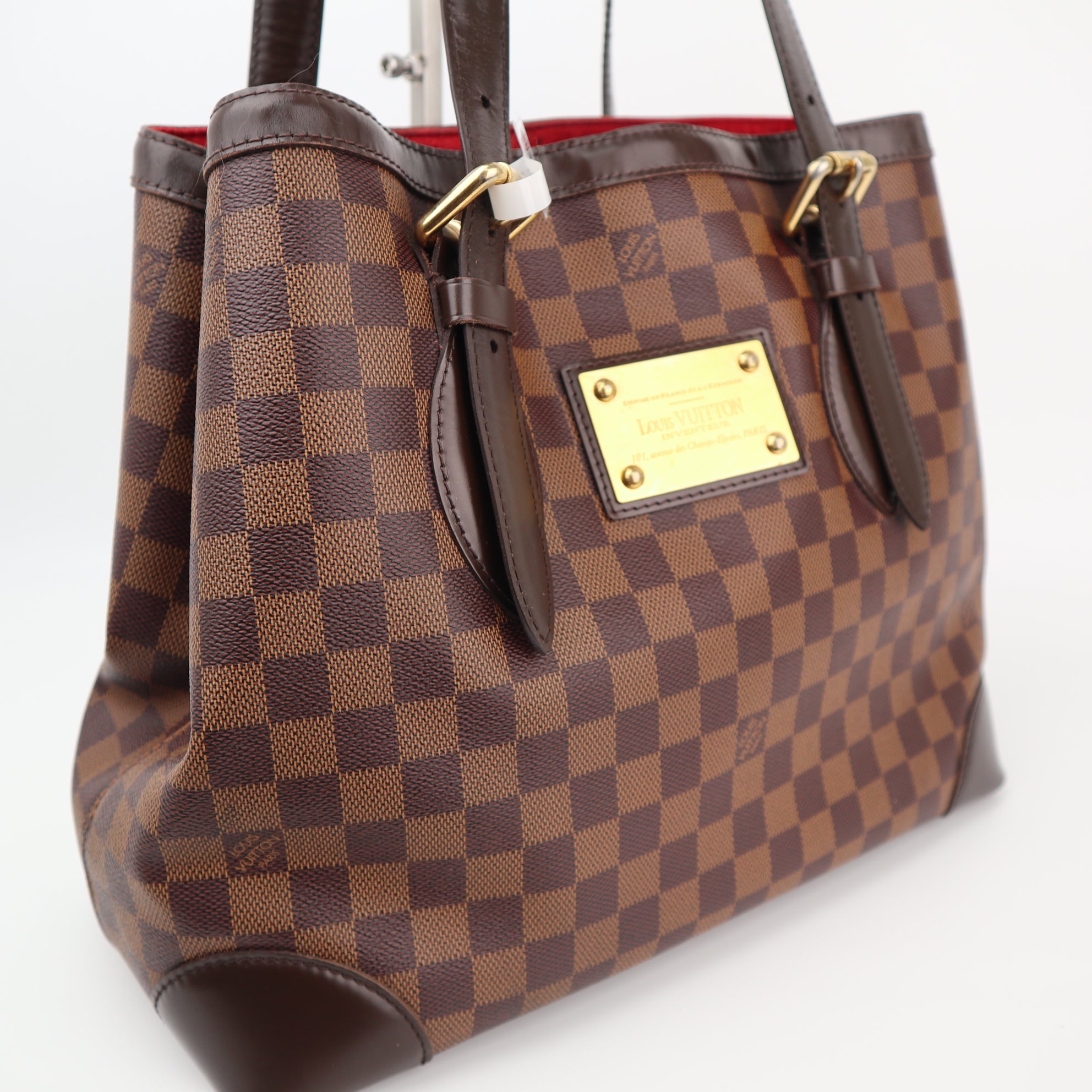 Louis Vuitton Damier Ebene Canvas Hampstead MM Shoulder Bag C1565 | Pre-Owned Excellent Brown Damier Ebene Canvas