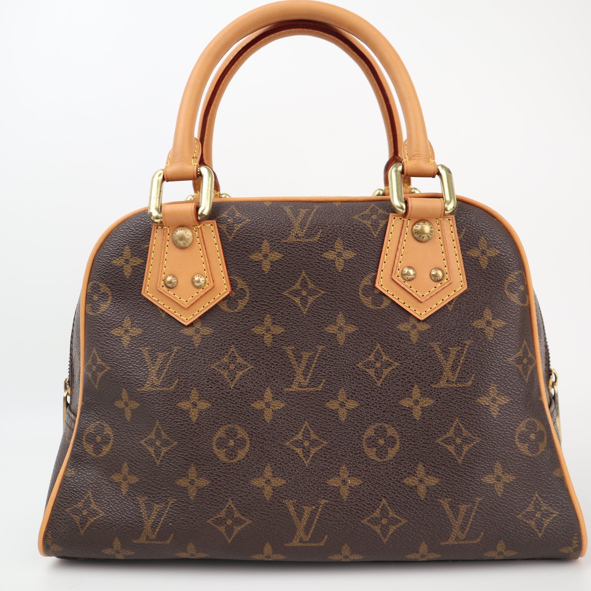 Louis Vuitton Monogram Manhattan PM Shoulder Bag C1566R | Pre-Owned Very Good Brown Monogram Canvas