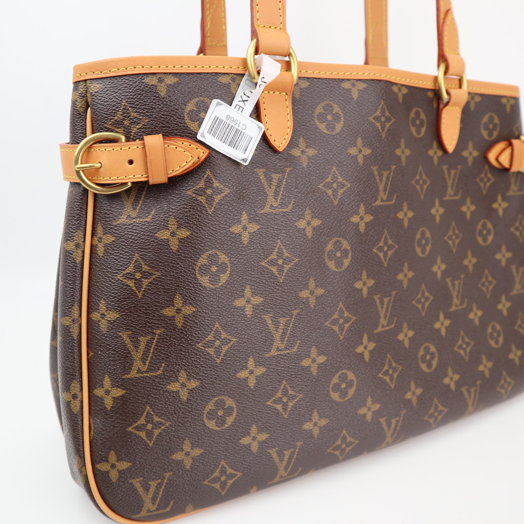 Louis Vuitton Monogram Canvas Batignolles Horizontal Shoulder Bag C1568R | Pre-Owned Excellent Brown Monogram Canvas