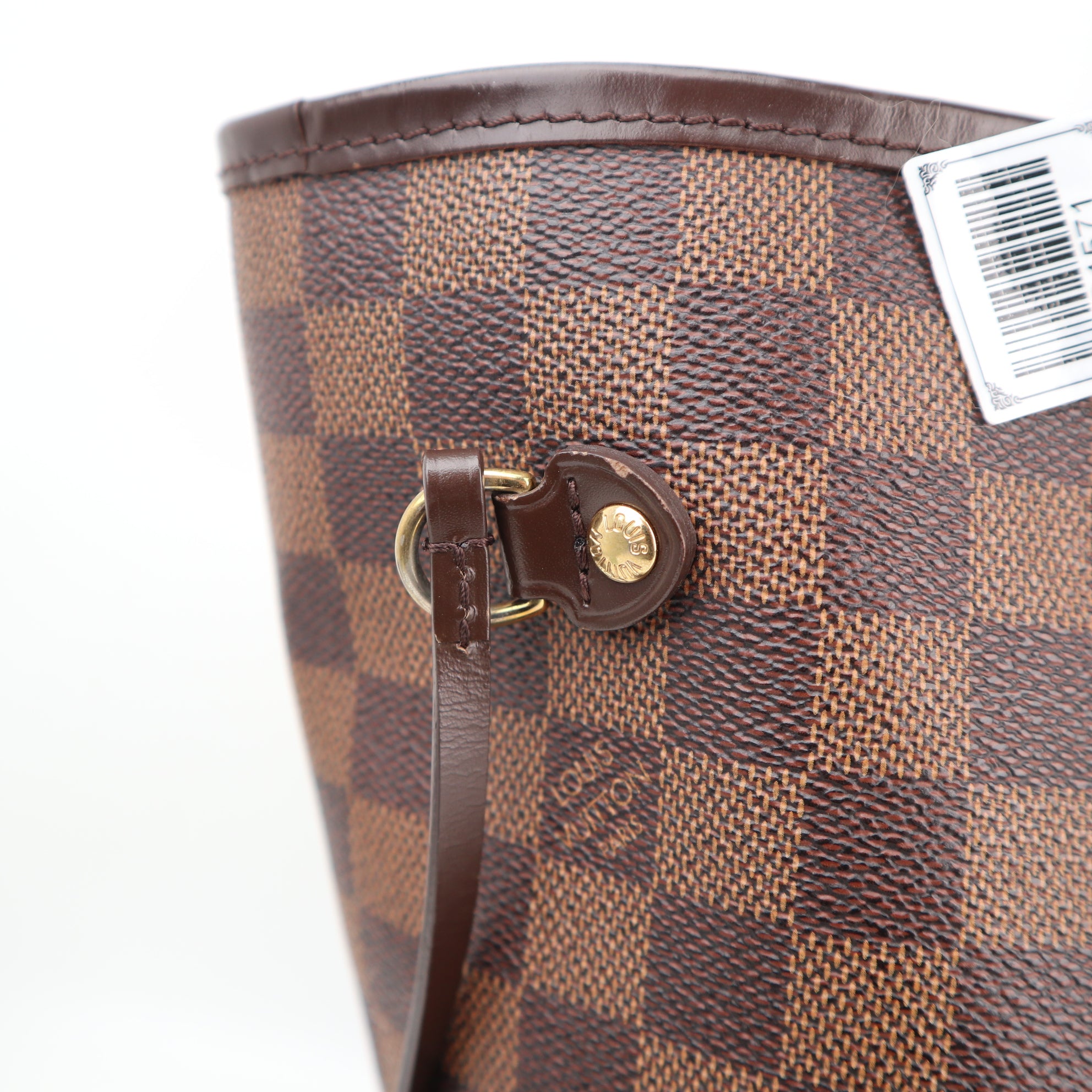 Louis Vuitton Ebene Damier Canvas Neverfull MM Shoulder Bag C1571 | Pre-Owned Excellent Brown Damier Ebene Canvas
