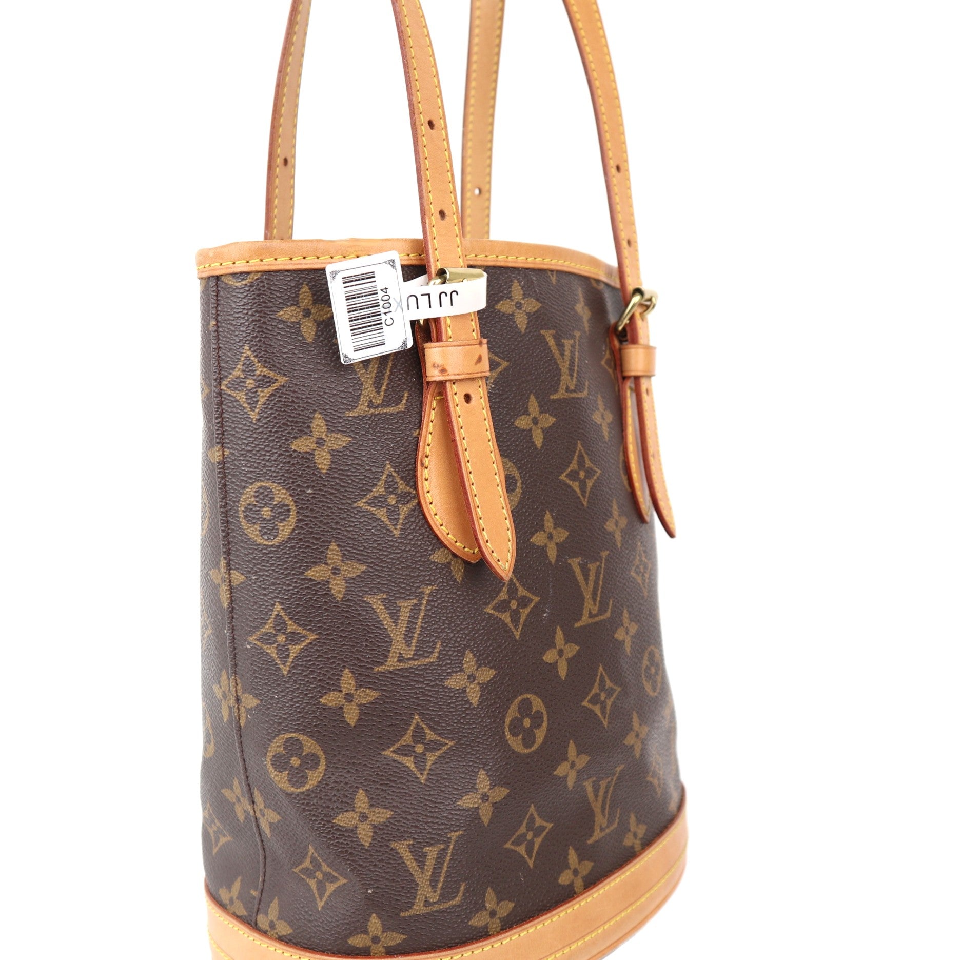 C1004 Louis Vuitton Monogram Canvas Petite Bucket Bag-Pre Owned