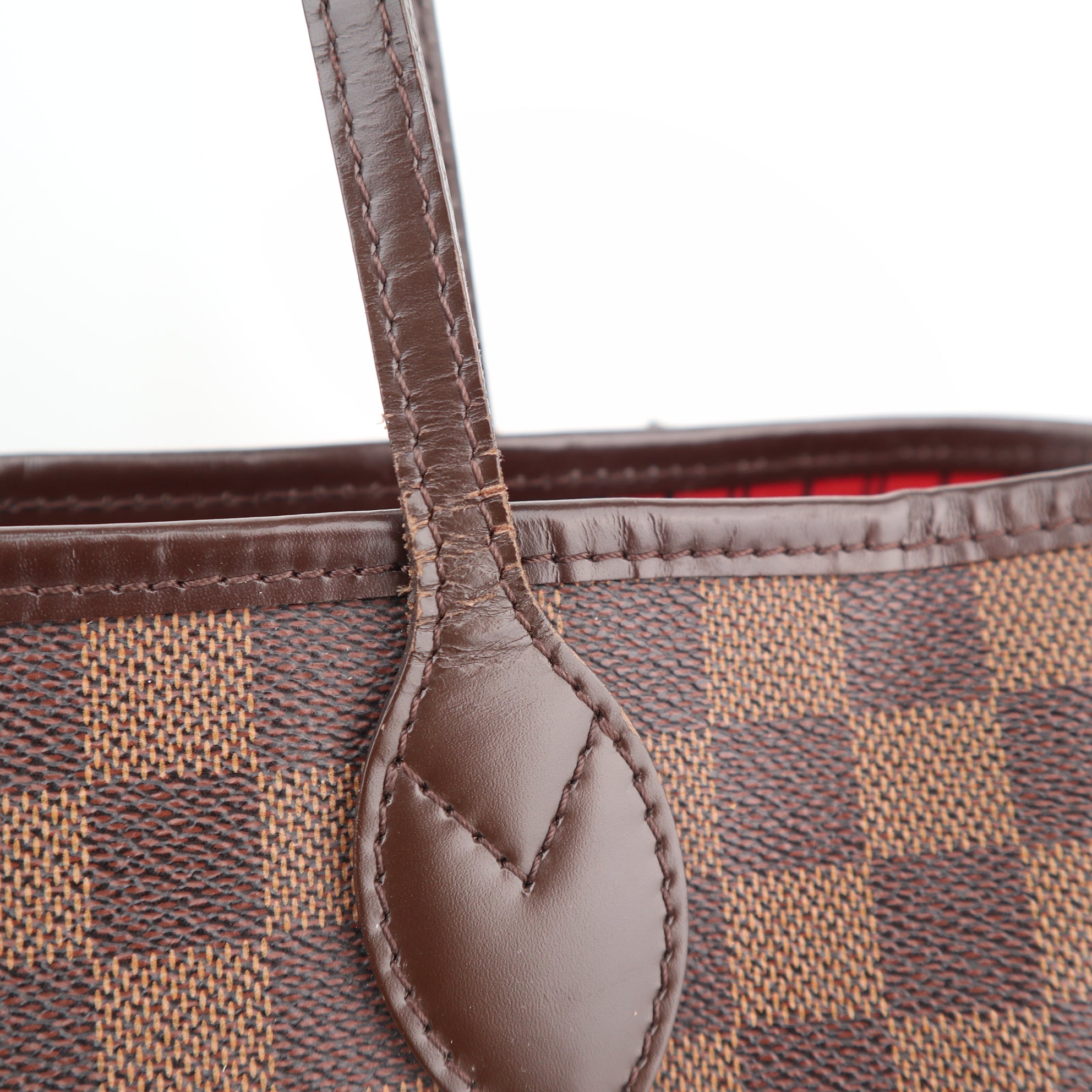 Louis Vuitton Ebene Damier Canvas Neverfull MM Shoulder Bag C1571 | Pre-Owned Excellent Brown Damier Ebene Canvas