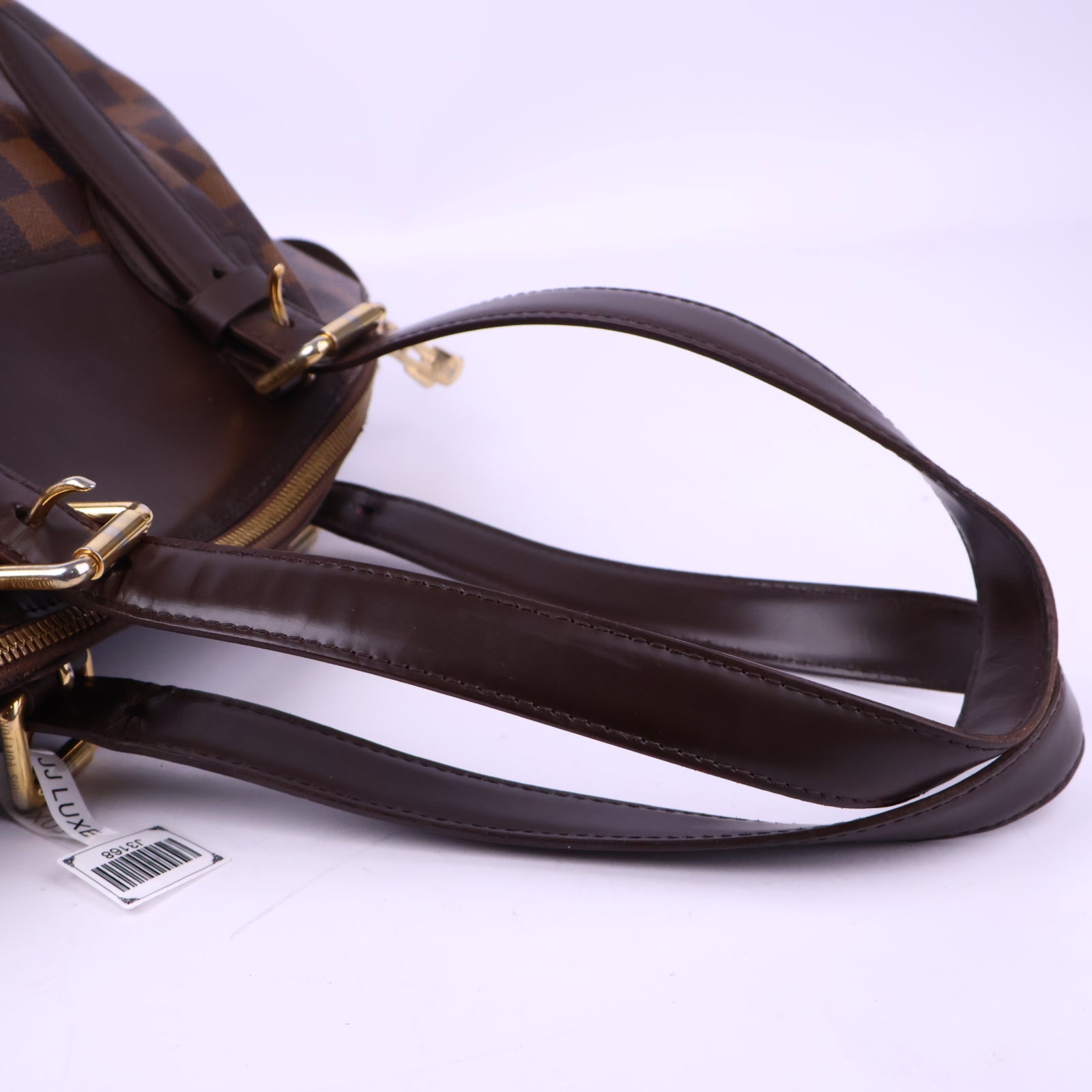 Louis Vuitton Damier Ebene Verona Top Handle Bag J3168 | Pre-Owned Like New Brown Damier Ebene Canvas