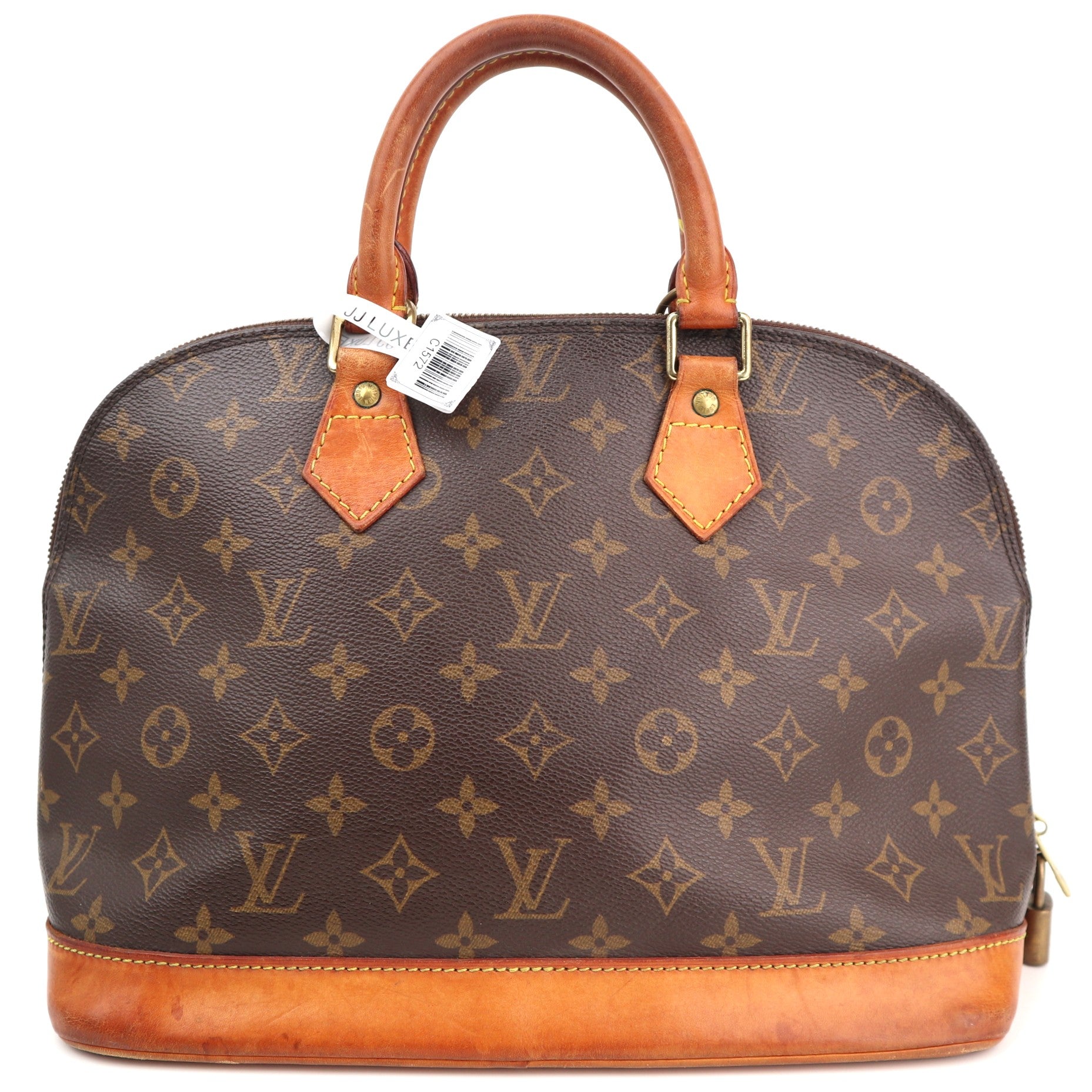 Louis Vuitton Monogram Alma PM Top Handle Bag C1572 | Pre-Owned Good Brown Monogram Canvas