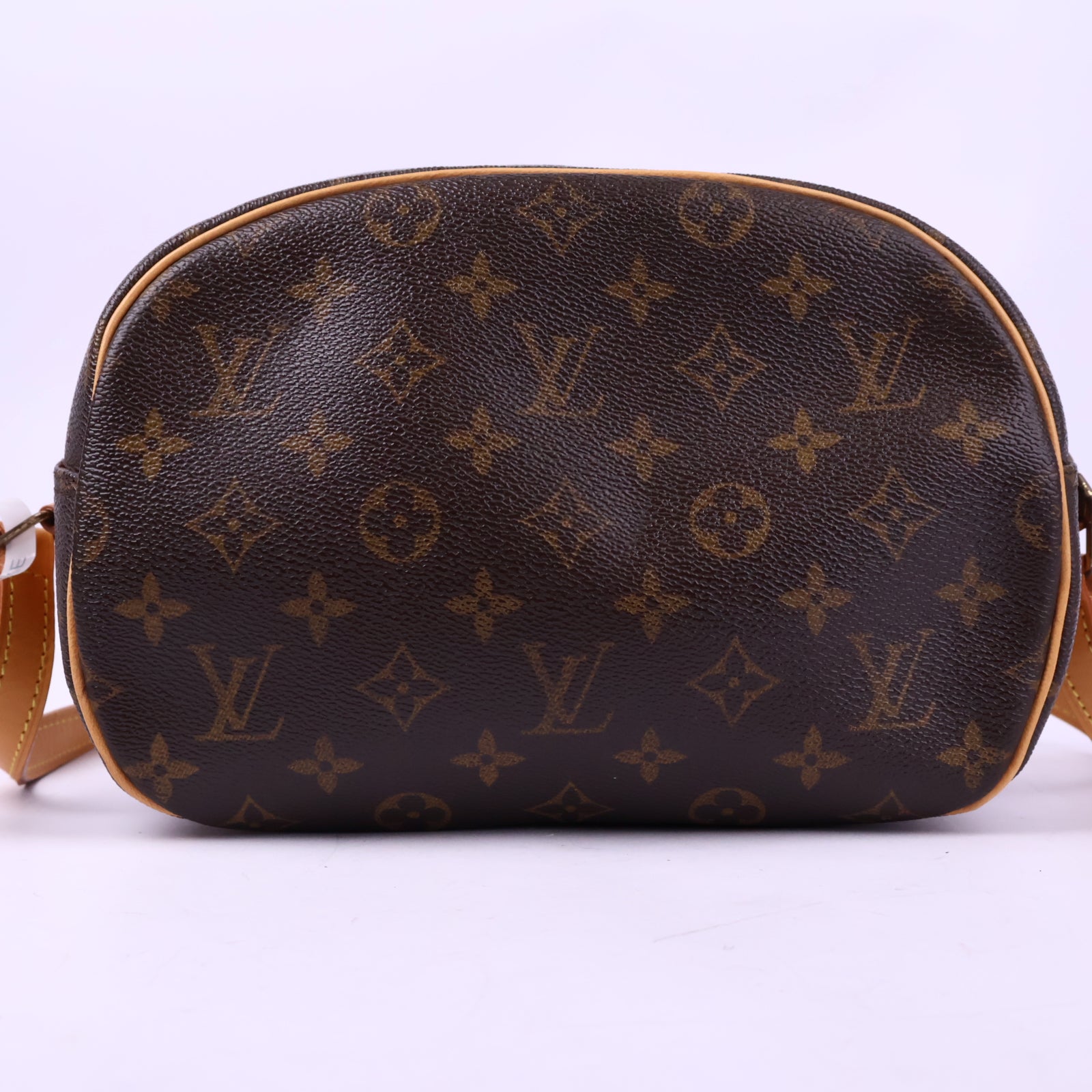 Louis Vuitton Blois Handbag Monogram Canvas Top Handle Bag J3172 | Pre-Owned Like New Brown Monogram Canvas