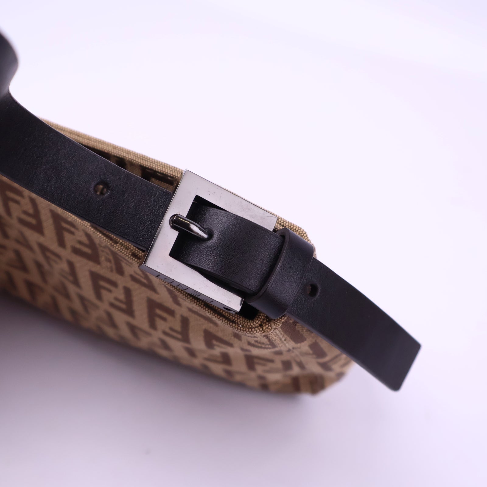 Fendi Zucca Monogram Shoulder Bag J3017 | Pre-Owned Like New Brown Monogram Canvas