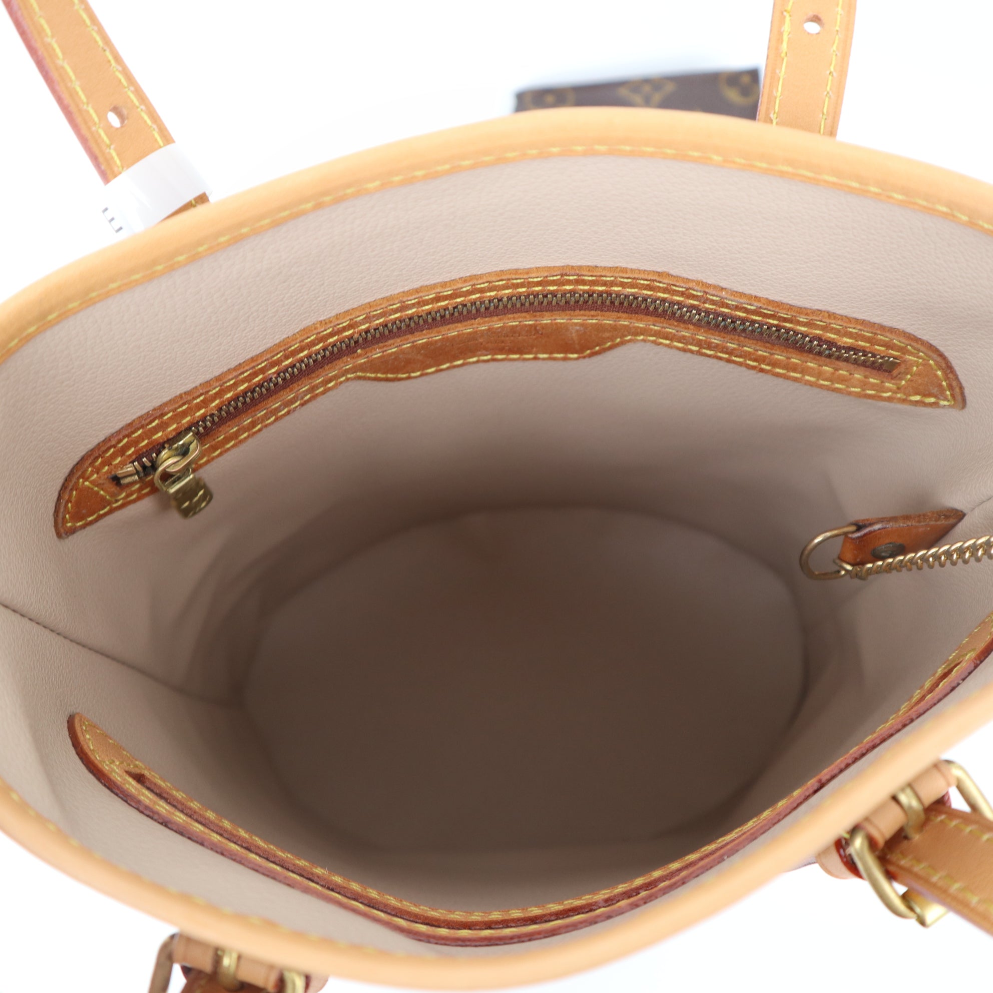 C1008 Louis Vuitton Monogram Canvas Petite Bucket Bag-Pre Owned